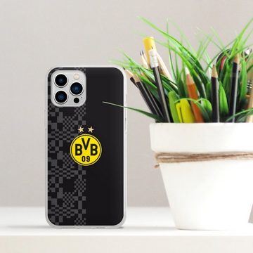 DeinDesign Handyhülle Borussia Dortmund BVB Trikot BVB Away Trikot 22/23, Apple iPhone 13 Pro Max Silikon Hülle Bumper Case Handy Schutzhülle