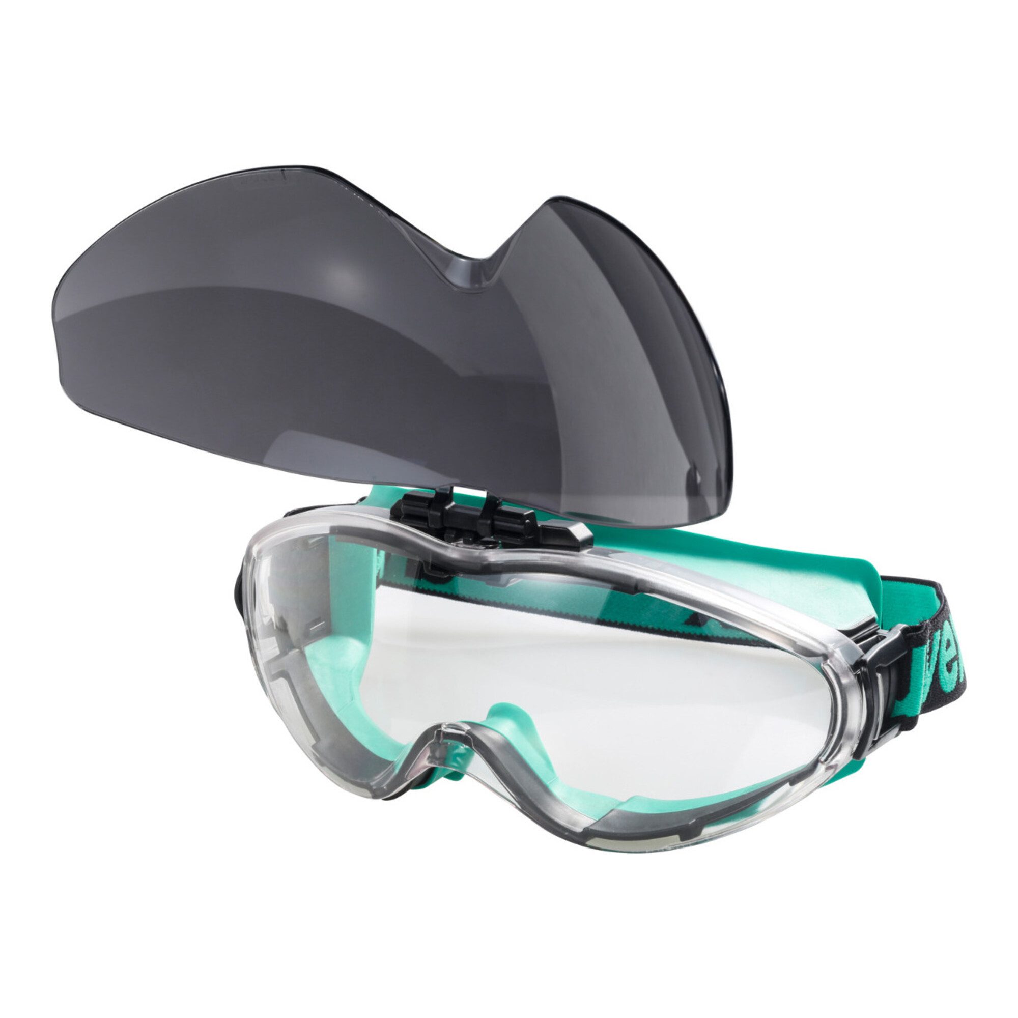 Uvex Schweißhelm uvex Schweißer-Vollsicht-Schutzbrille uvex ultrasonic flip-up, Schutzs