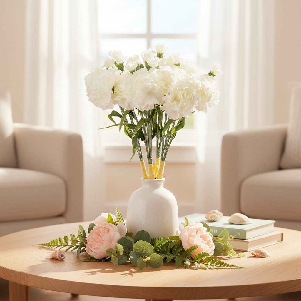 Kunstblume Dekorativer Kunstblumenstrauß mit natürlicher Optik, 4 Stück, Florists Products, Höhe 40 cm