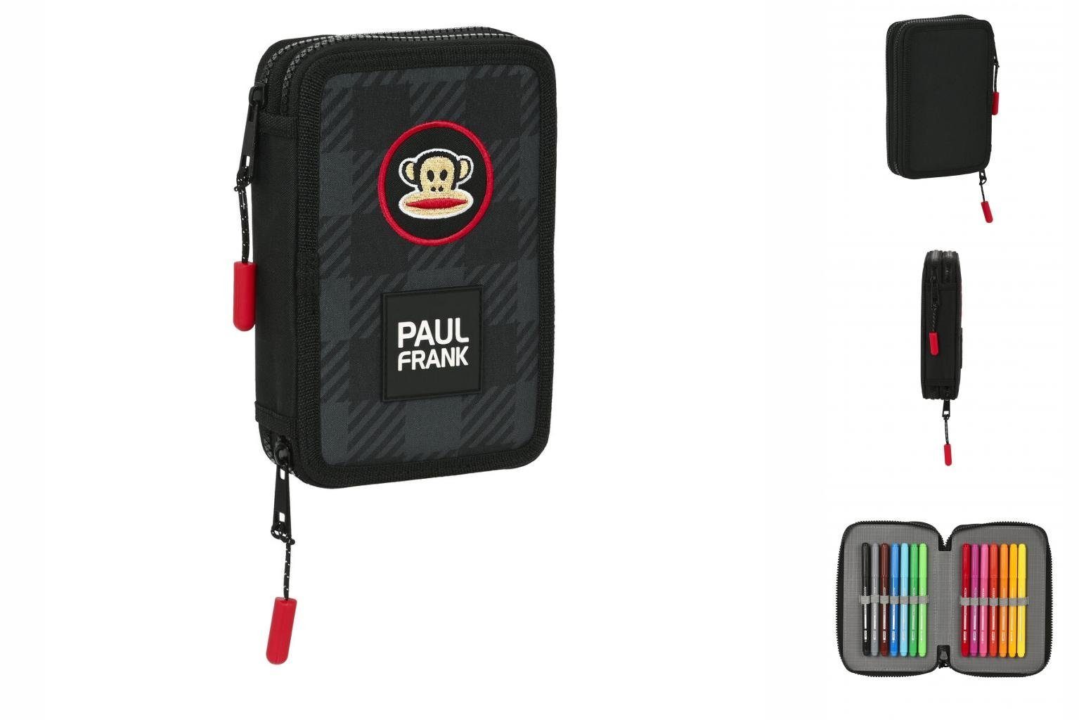 Paul Frank Federtasche Mp Paul frank Federmäppchen mit Zubehör Paul Frank Campers Schwarz 125