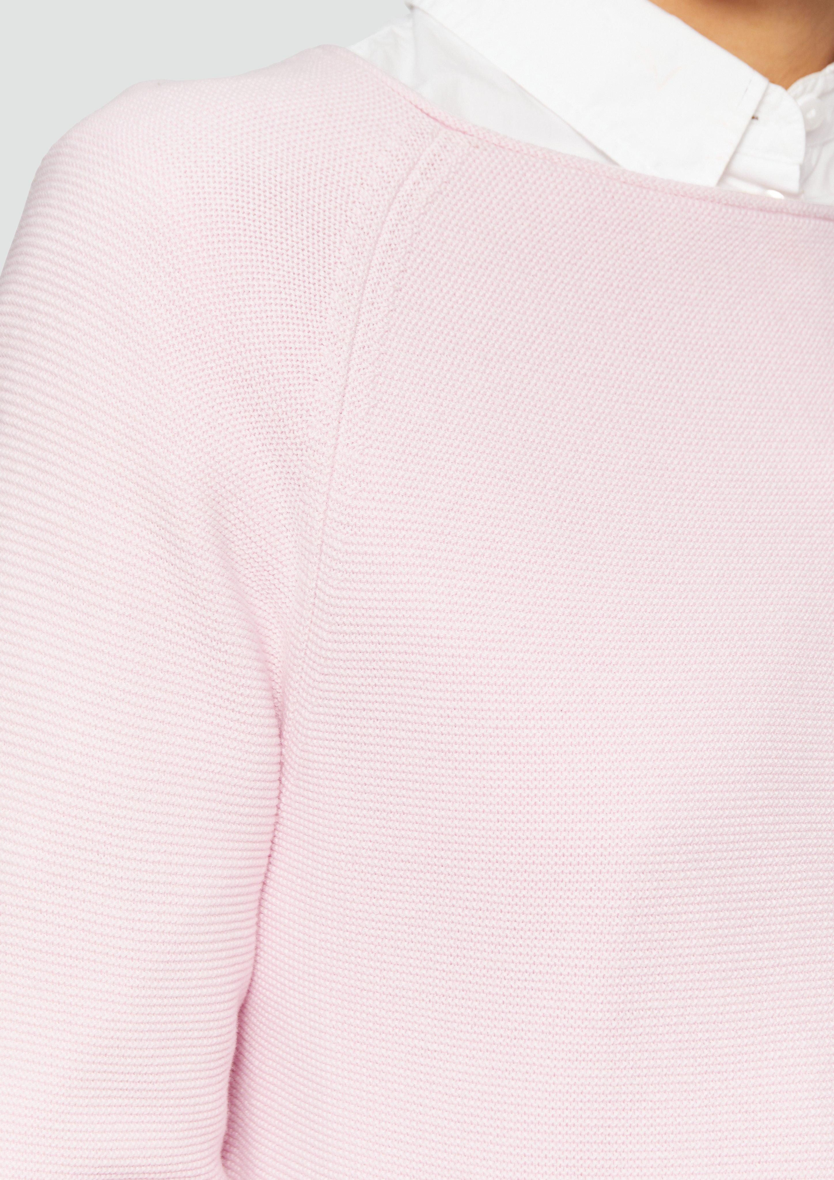 s.Oliver Strickpullover Strickpullover mit U-Boot-Ausschnitt und günstig online kaufen