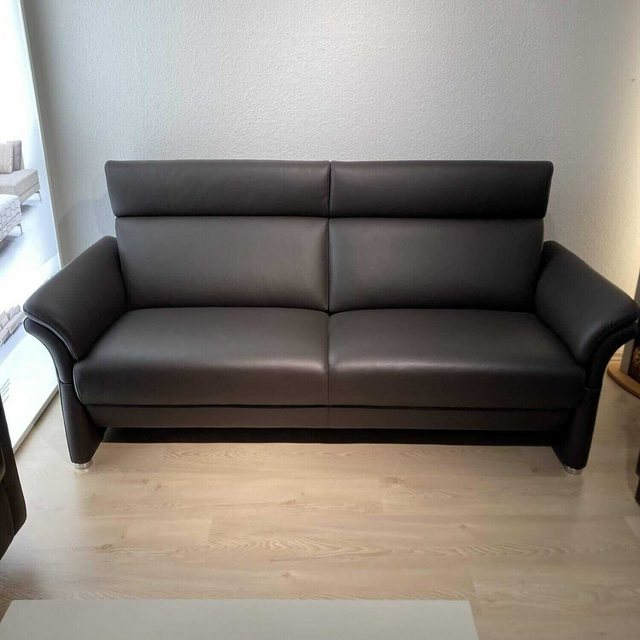 Puhlmann 2-Sitzer Sofa Gomera Zweisitzer Leder 18/7106 Dunkelbraun Savana 2 günstig online kaufen