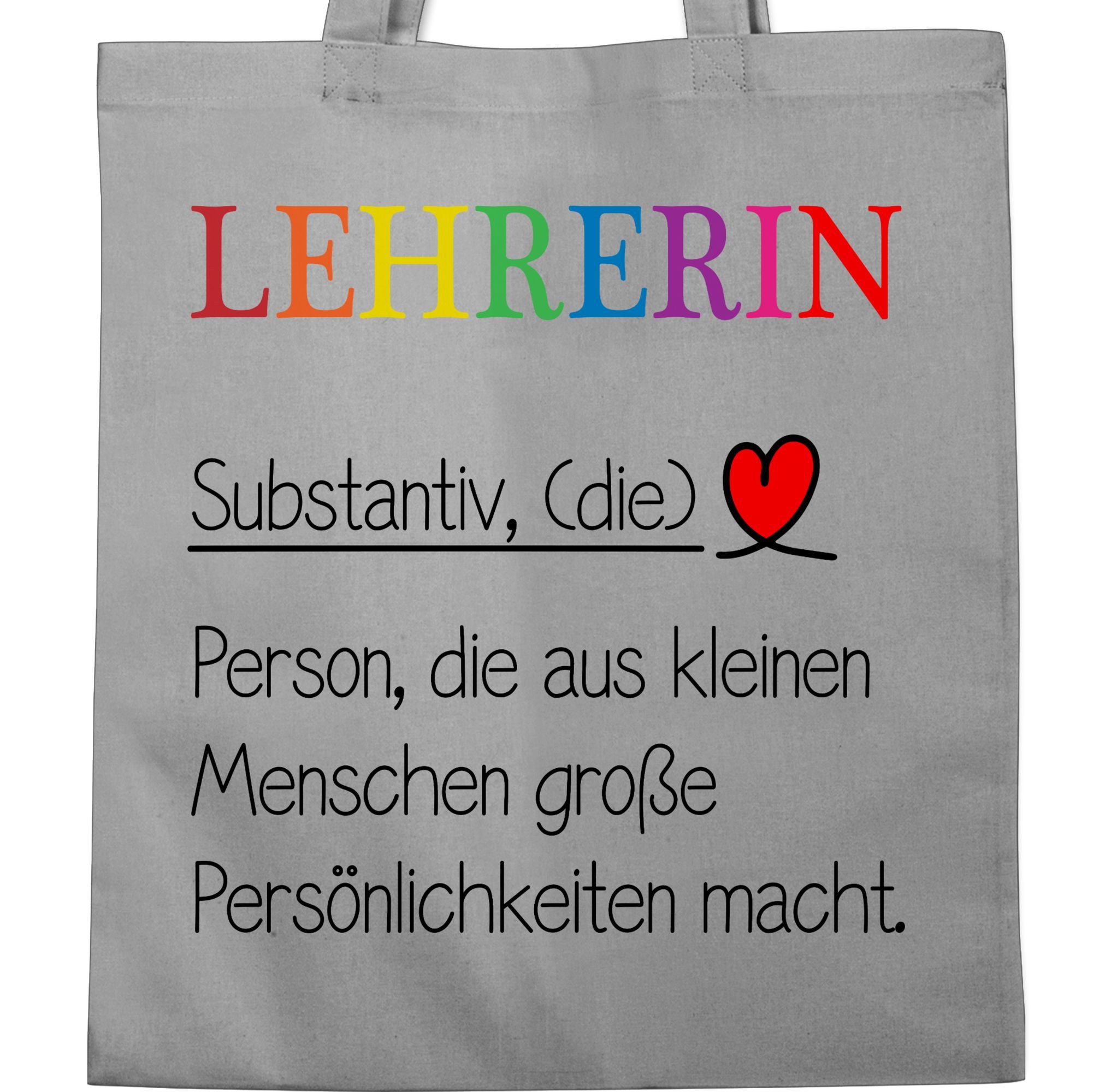 Shirtracer Umhängetasche Lehrerin Definition, Geschenk Lehrerin Abschied, Geschenke Lehrerin, Lehrerin