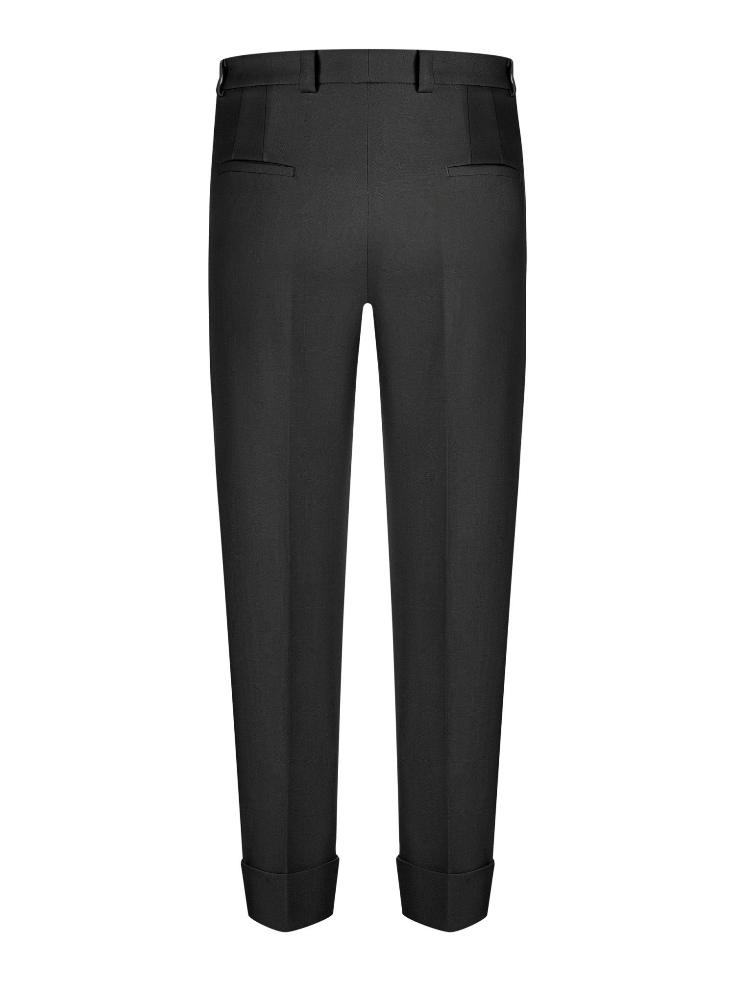 Cambio Stoffhose schwarz, Casual, Leinen, Unifarben, Regular Fit