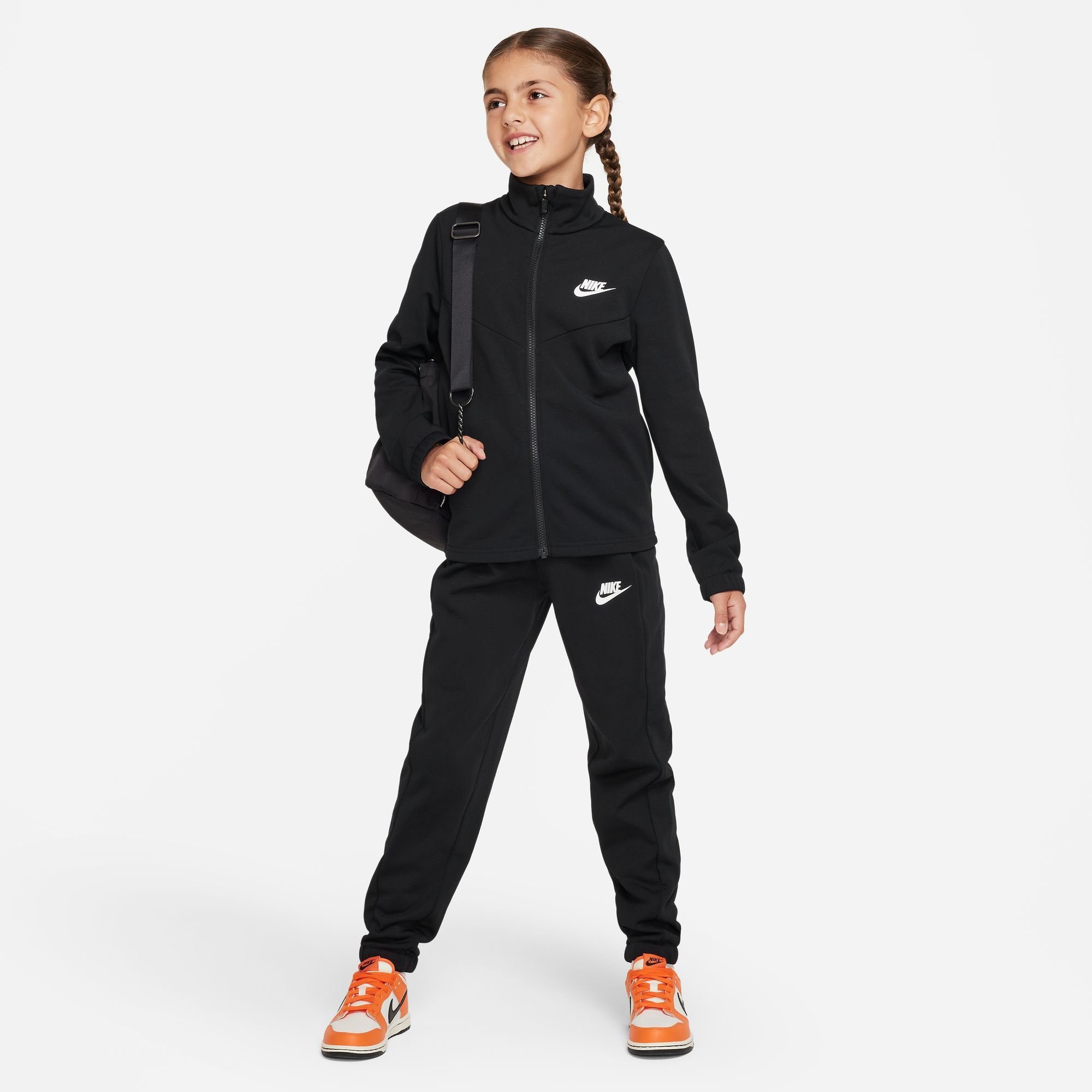 Nike Sportswear Trainingsanzug BIG KIDS' TRACKSUIT BLACK/BLACK/WHITE