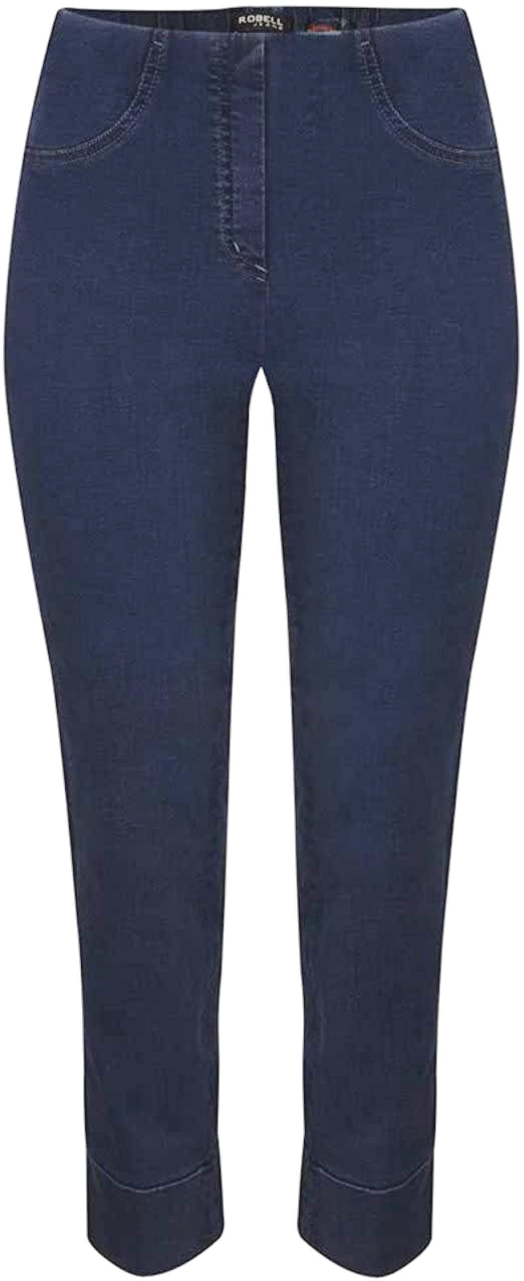 navy ROBELL Bella Stretchjeans 09 7/8-Jeans