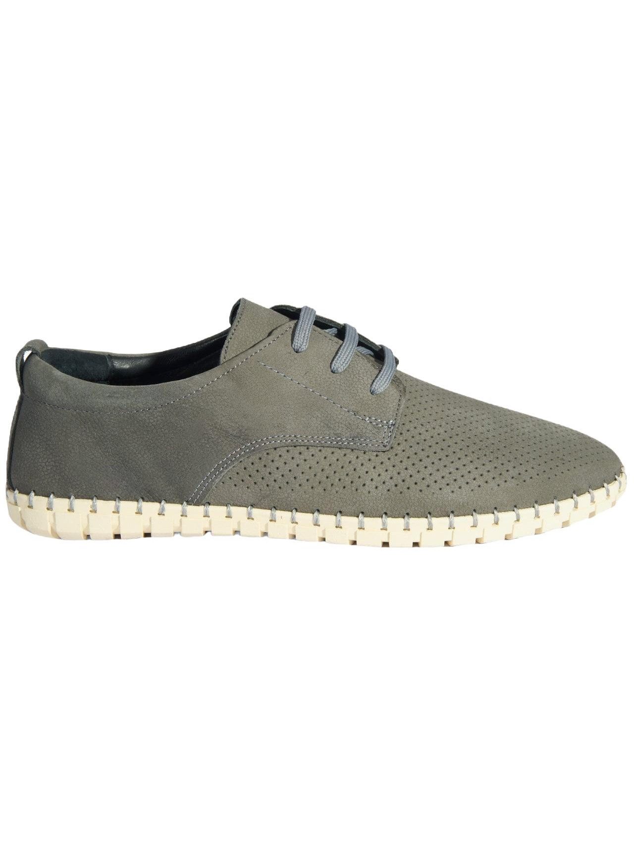 Desa Desa Herren-Slipper – Obermaterial und Futter aus Leder, elastische Sc Sneaker