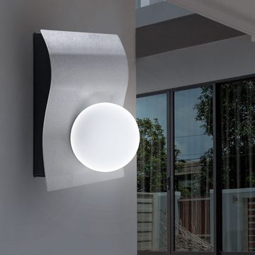 Philips LED Wandleuchte, LED-Leuchtmittel fest verbaut, Warmweiß, LED Außen Wandleuchte Wandlampe Haustürleuchte, IP44