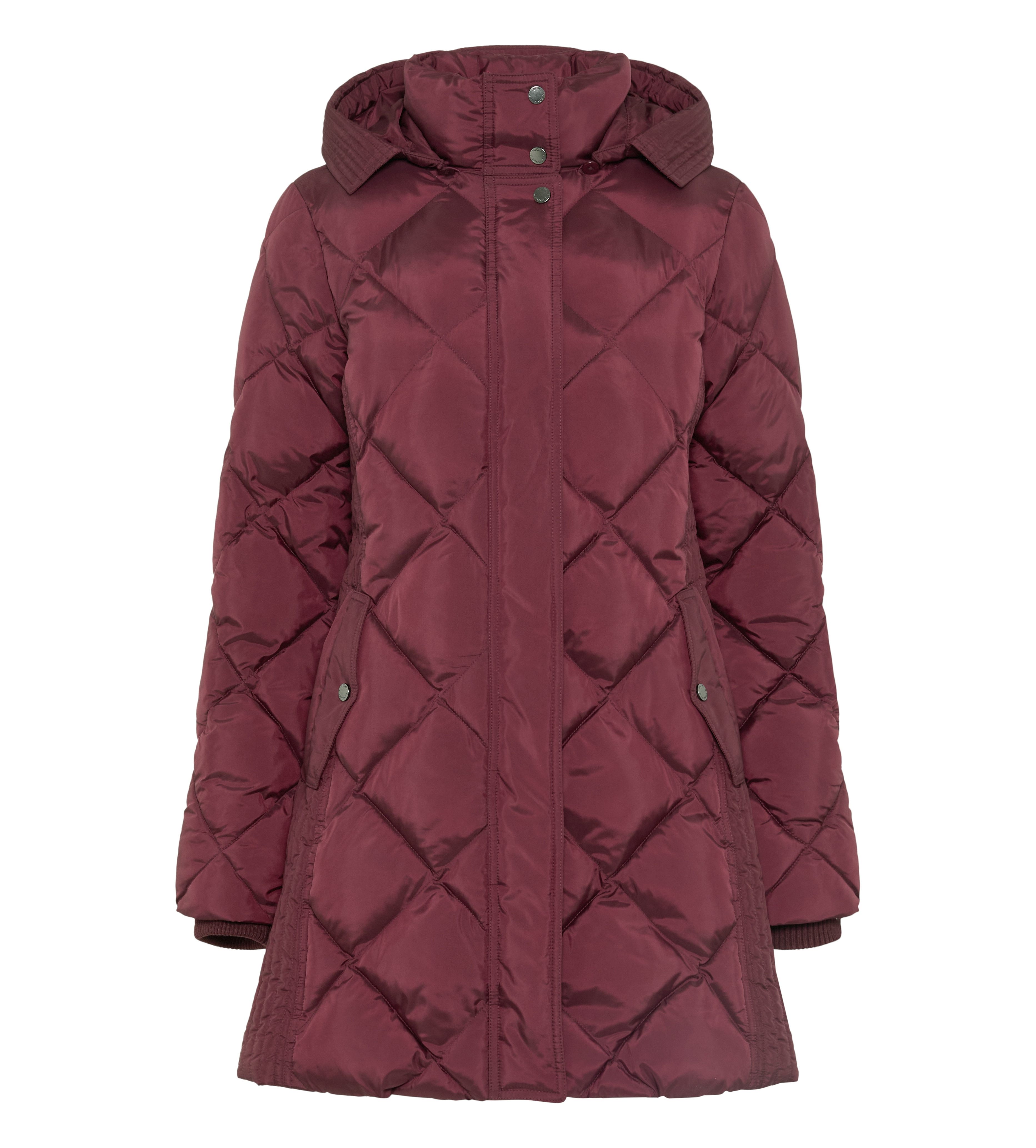 Fuchs Schmitt Steppmantel Steppkurzmantel hoher Stehkragen, Regular Fit, Kapuze – Bild 5 von 5