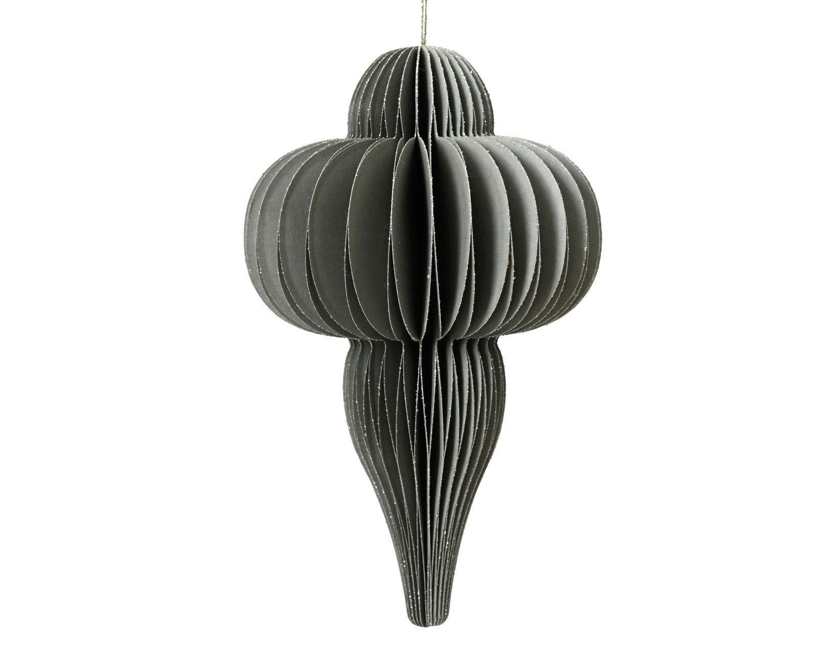 Decoris season decorations Dekofigur Ornament grau 40cm