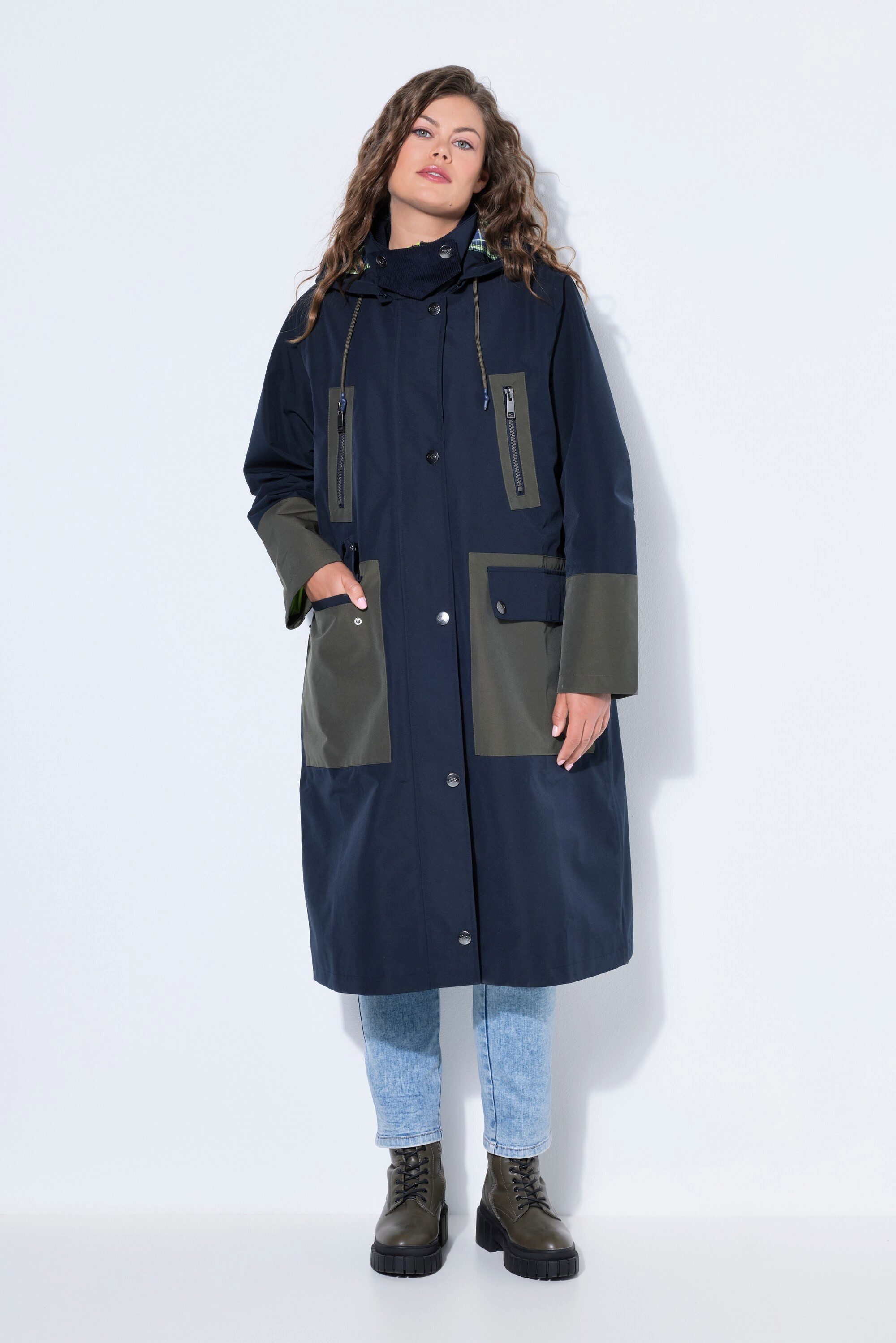 Laurasøn Wintermantel All Season Funktionsmantel abnehmbare Kapuze