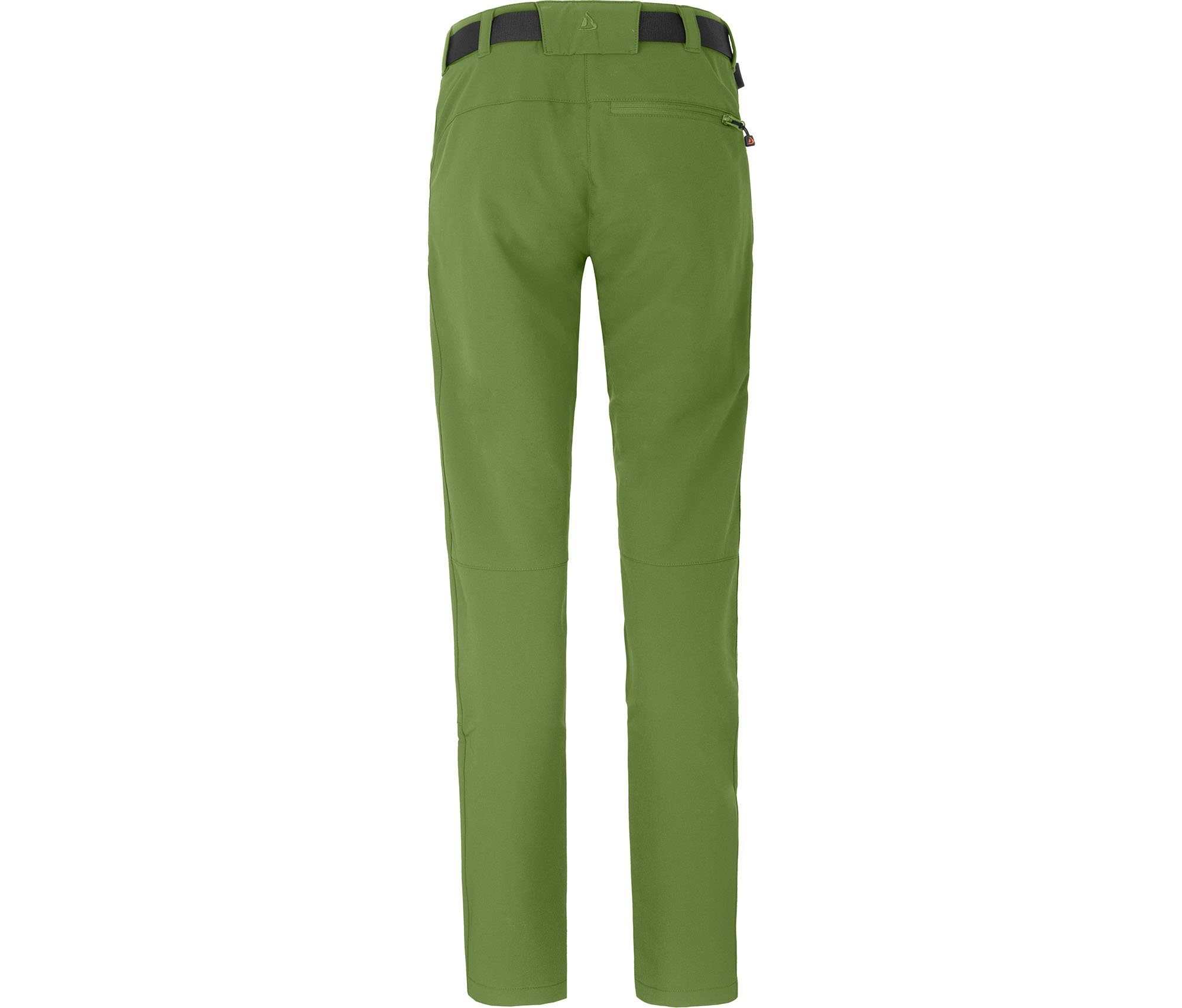 Bergson Outdoorhose KEITA Damen recycelt, warm, grün Winter-Wanderhose, Normalgrößen
