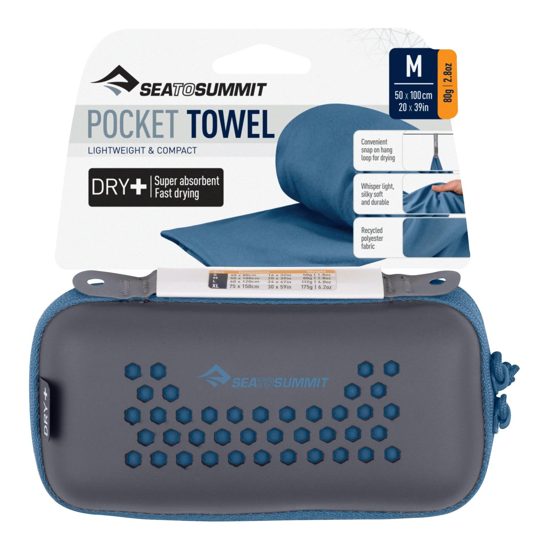 sea to summit Reisehandtuch Pocket Towel Medium