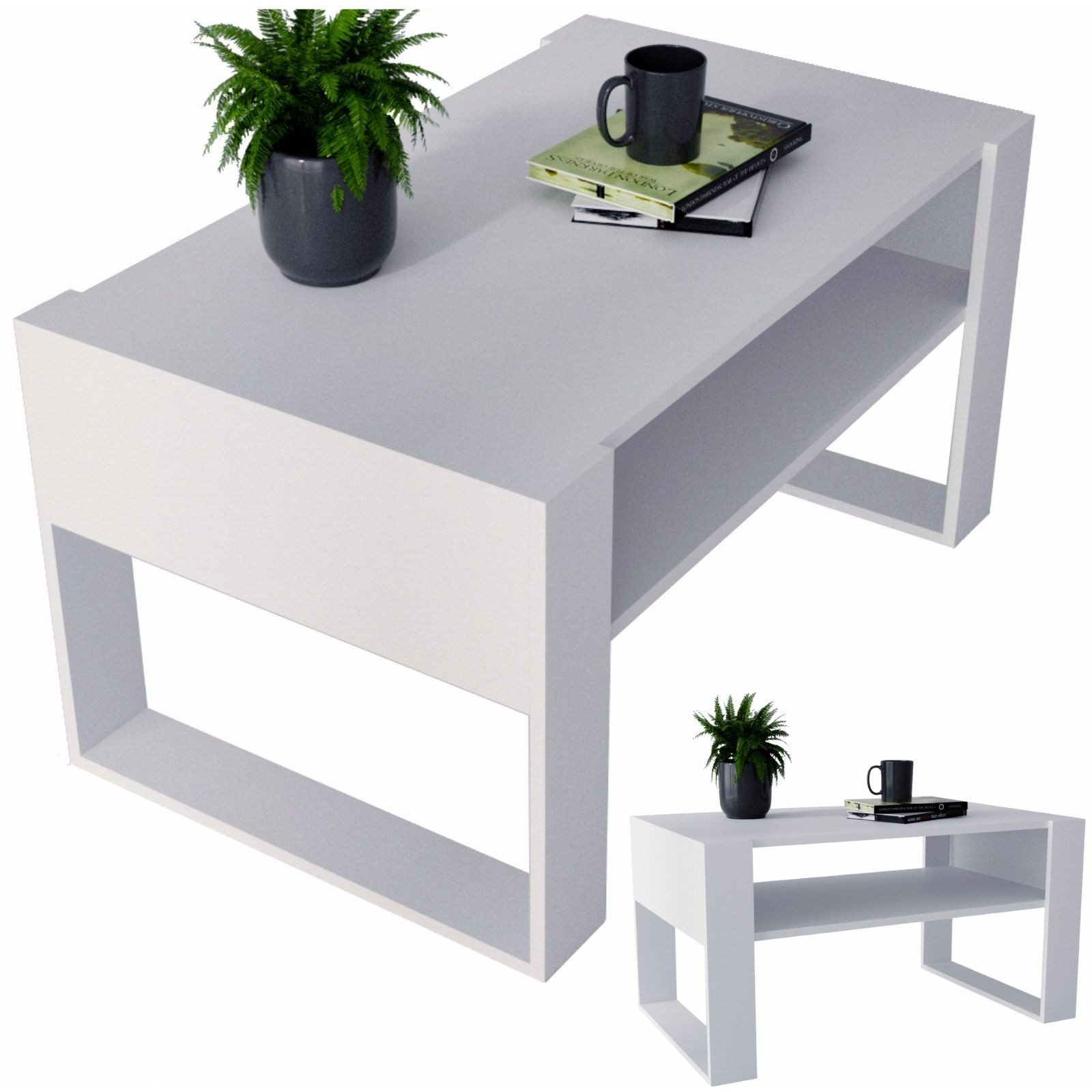 CraftPAK Couchtisch Wohnzimmer Tisch für Couch günstig online kaufen