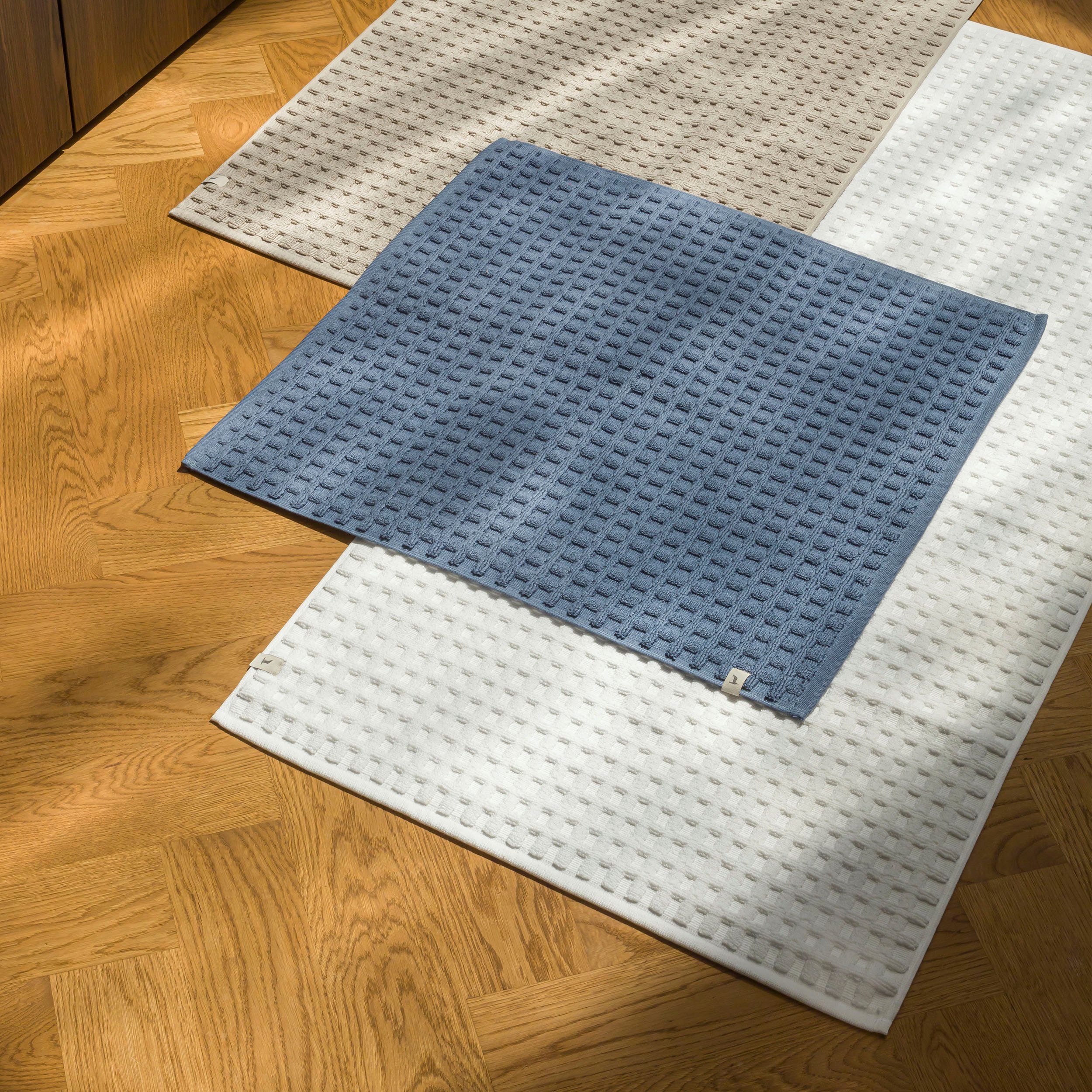 Möve Badematte Waffelpiquee, Höhe 6 mm, beidseitig nutzbar, Baumwolle günstig online kaufen