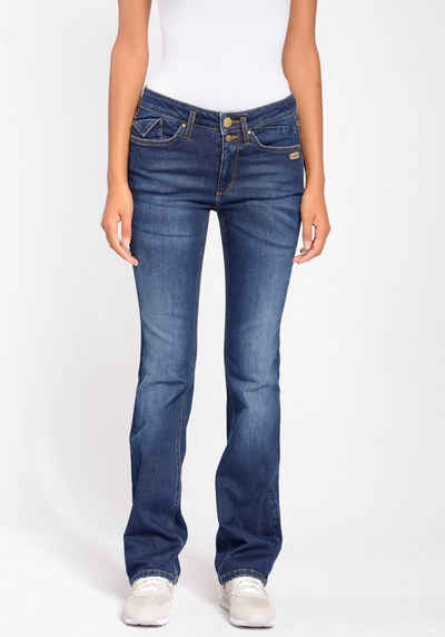 GANG Bootcut-Jeans 94ELISA LIGHT BOOTCUT aus der ECO LINE mit Bio-Baumwolle und Stretch