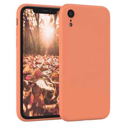 EAZY CASE Handyhülle TPU Hülle für Apple iPhone XR 6,1 Zoll, Schutzhülle mit Kameraschutz telefonhülle elastisch bumper tpu Orange