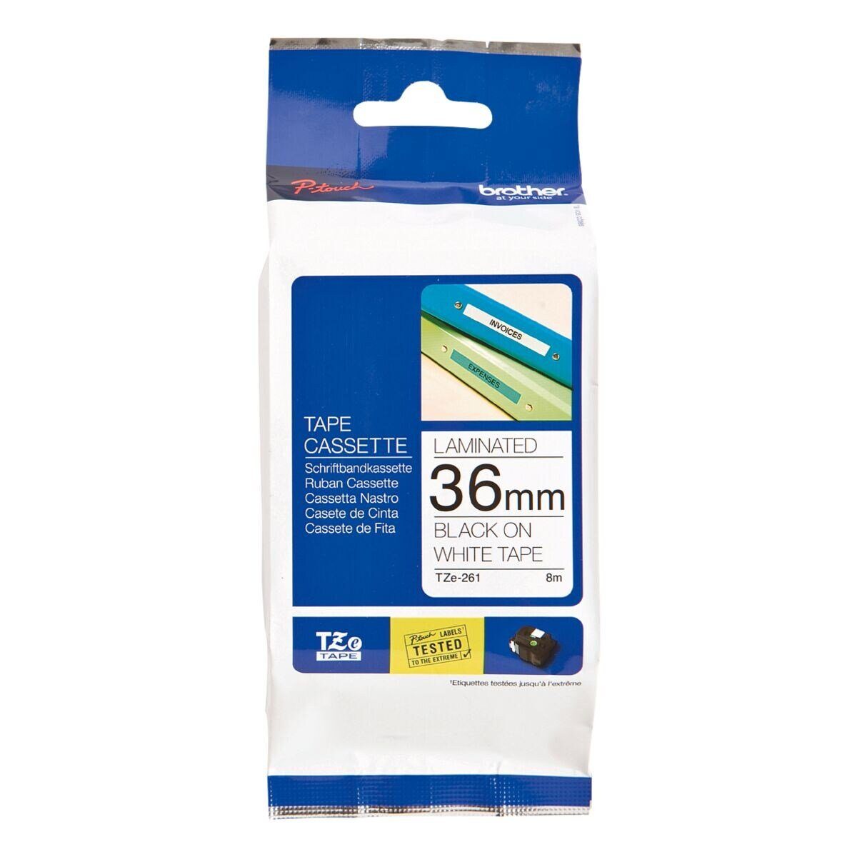 Brother Beschriftungsband TZe-561, TZe-161, TZe-661, TZe-461, TZe-262, TZe-263, TZe-261