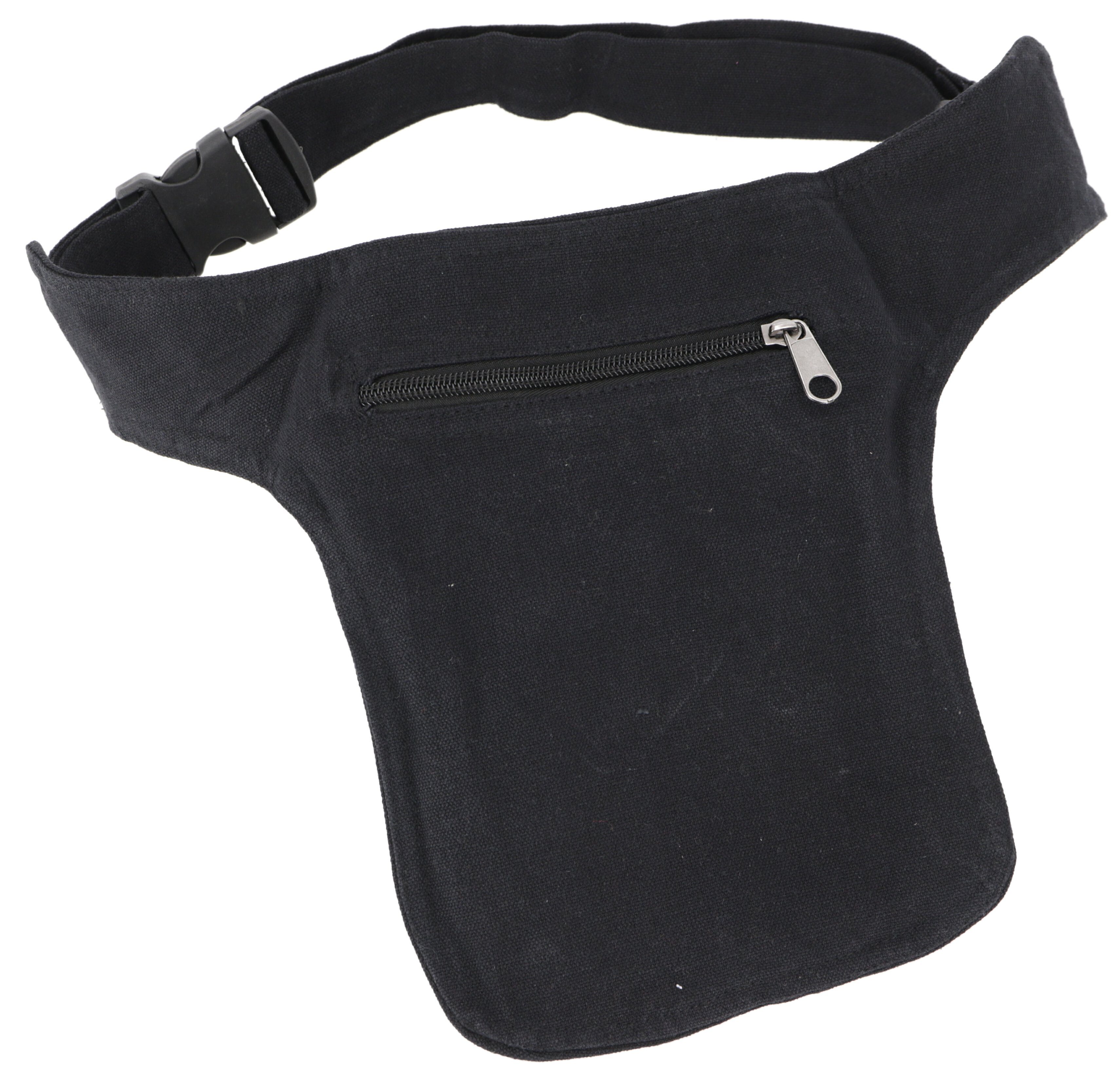 Guru-Shop Gürteltasche Stoff & Sidebag Goa.. schwarz/bunt Patchwork Hüfttasche