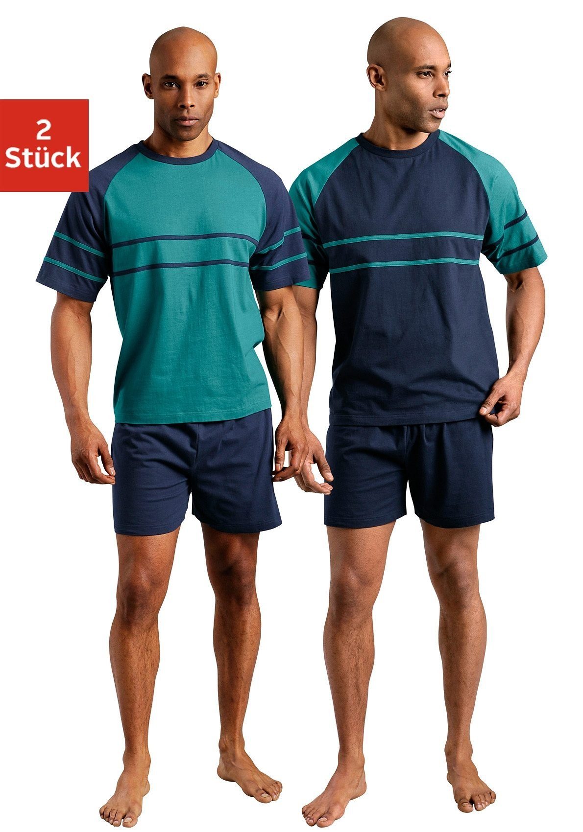 Shorty Streifen le Stück) (Packung, 2 4 aufgesetzten mit tlg., jogger®