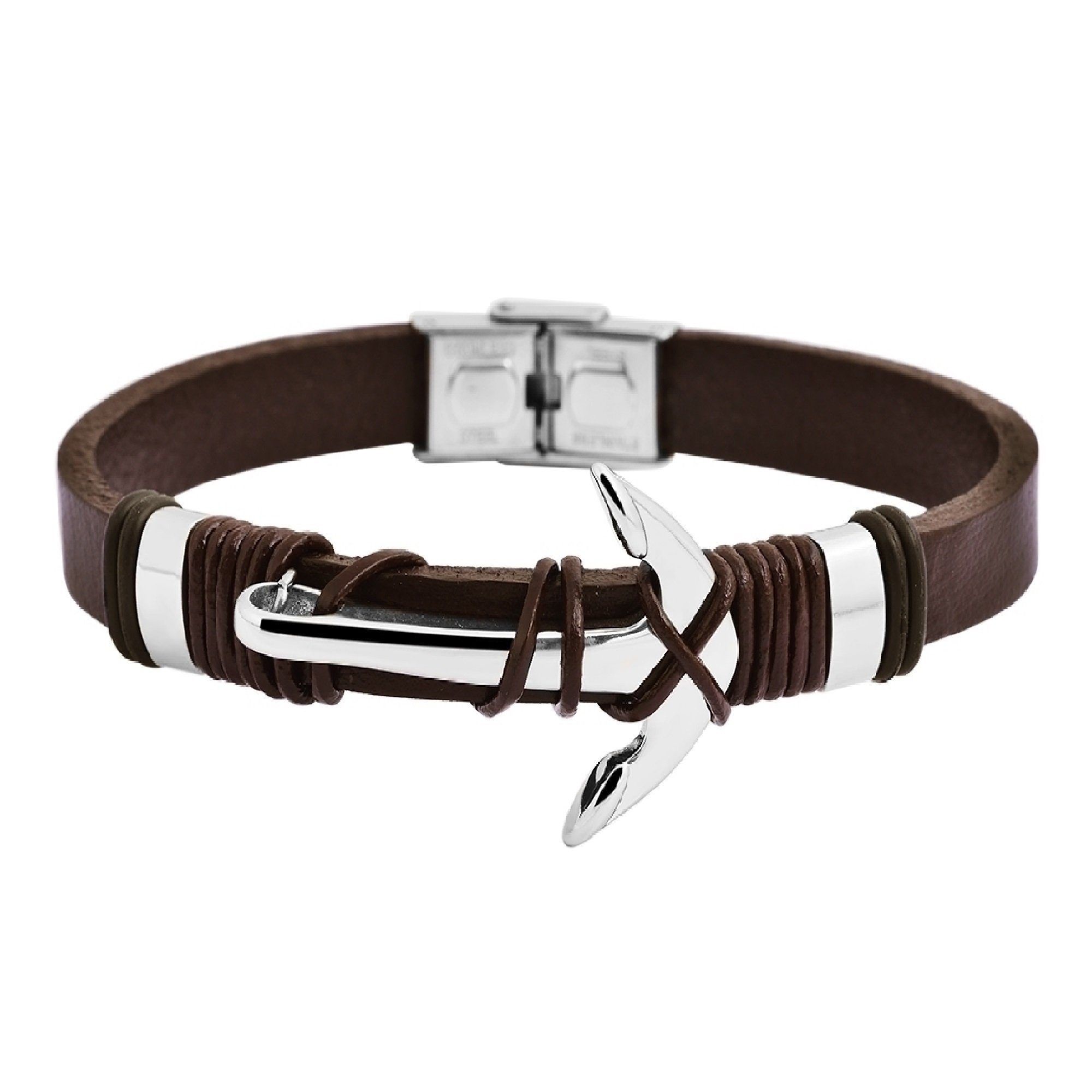 Adelia´s Edelstahlarmband Armband Anker aus Edelstahl 23 cm | Edelstahlarmbänder