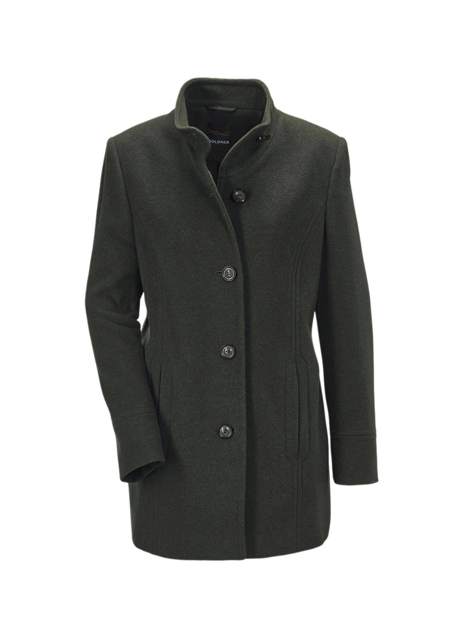 GOLDNER Wolljacke Kurzgröße: Wolljacke mit feinen Details günstig online kaufen