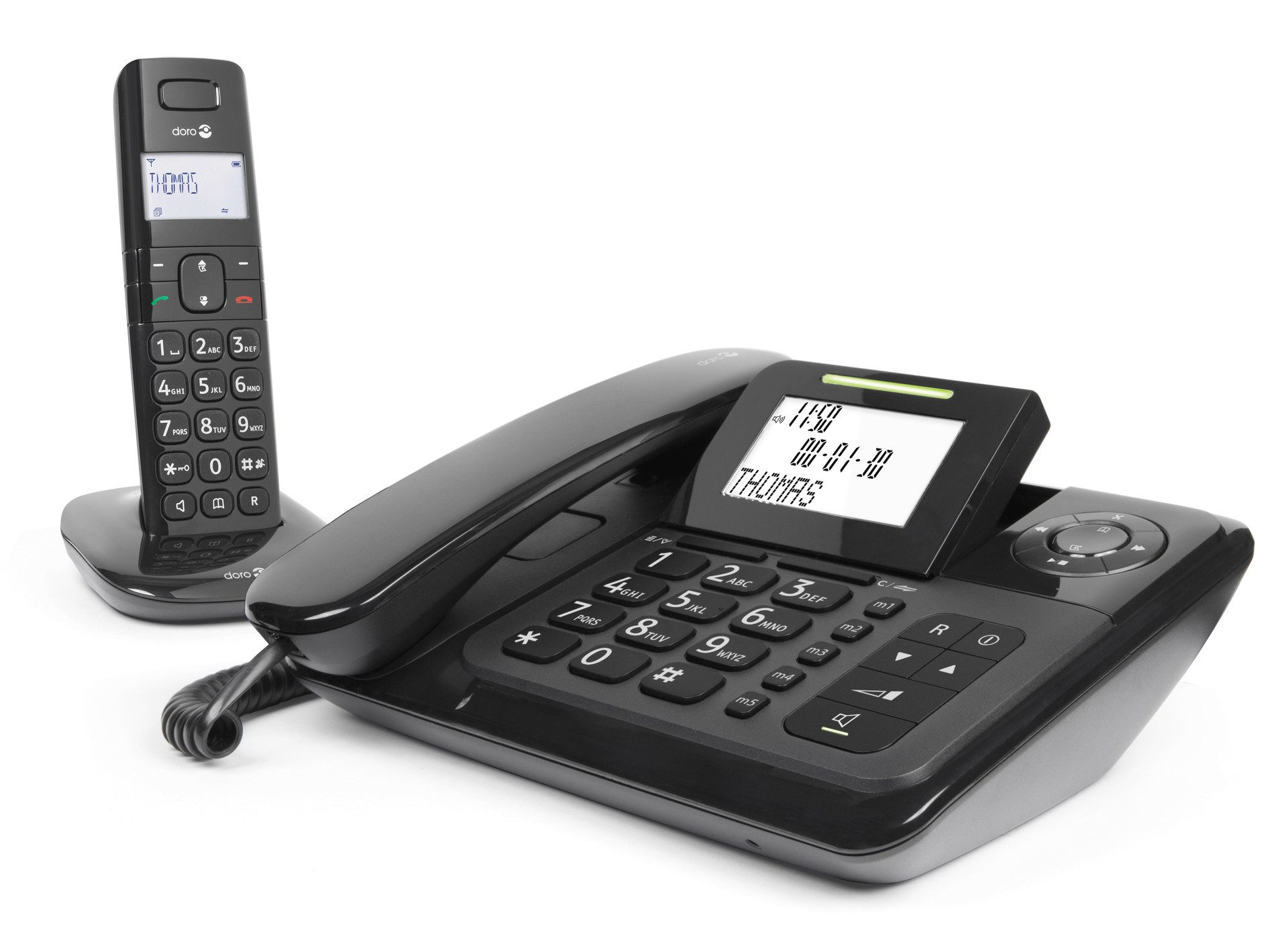 Doro Comfort 4005 Combo Schnurloses Mobilteil (Mobilteile: 1, DECT, mit Anrufbeantworter) – Bild 4 von 5