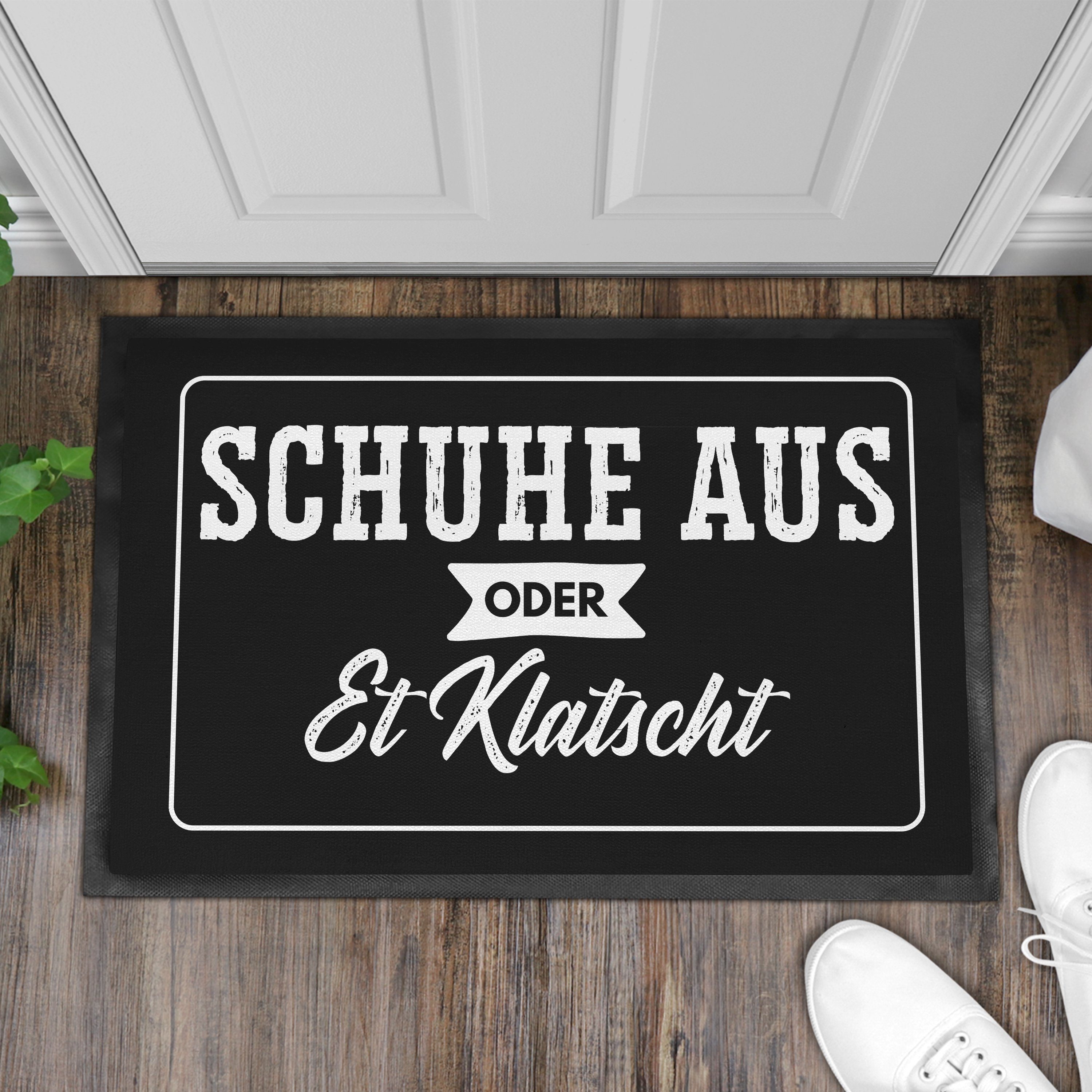 Trendation Fußmatte Schuhe Aus Oder Et günstig online kaufen