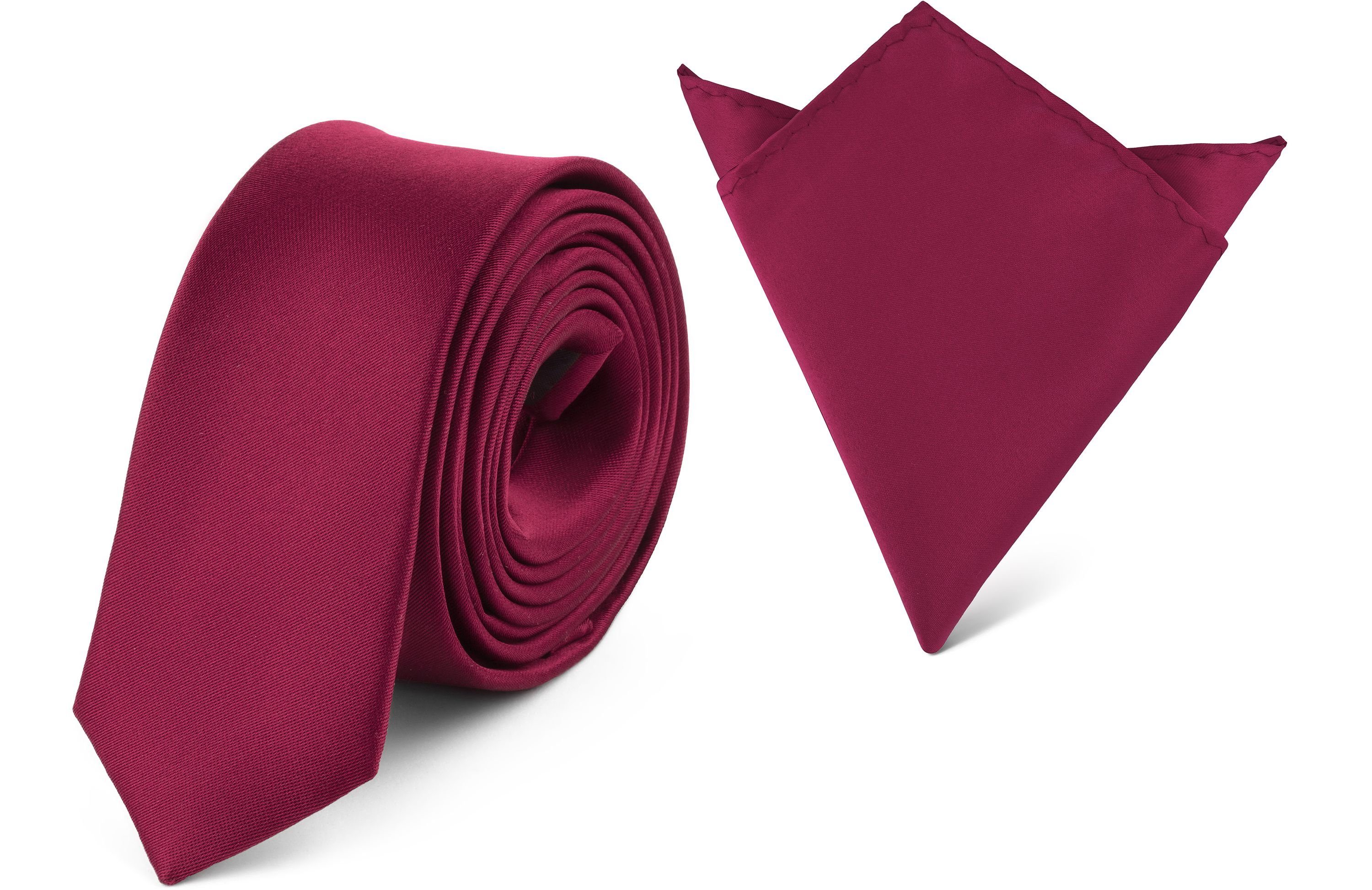 Ladeheid Krawatte Herren Schmale Krawatte & Einstecktuch Set SP/P (150cmx5c günstig online kaufen