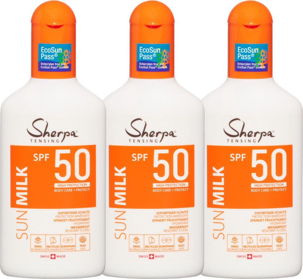 Sonnenschutzcreme 3x175ml Sonnenmilch SPF 50