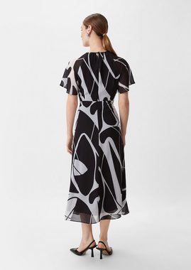 Comma Maxikleid Maxi-Kleid aus Chiffon