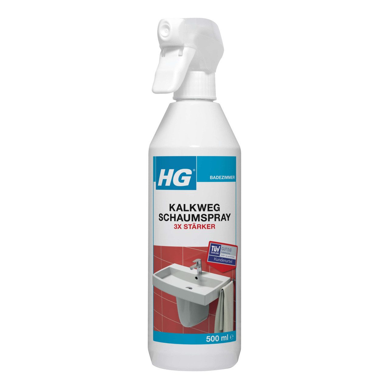 HG International B.V. HG Kalkweg Schaumspray 3x stärker 500 ml Kalklöser
