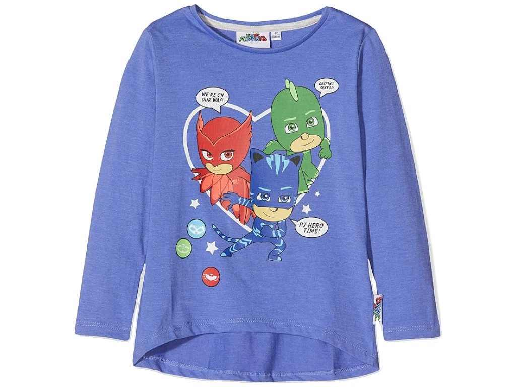 PJ Masks Langarmshirt PJ Masks Pyjamahelden für Jungen und Mädchen