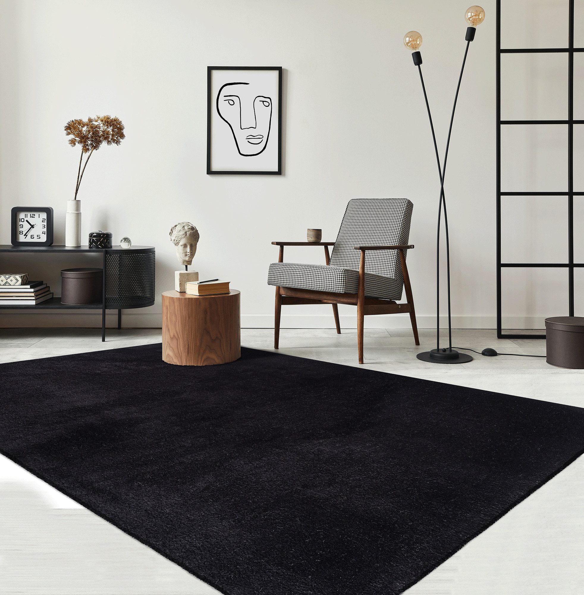 the carpet Teppich Relax, rechteckig, Höhe: 16 mm, waschbarer Wohnzimmer Te günstig online kaufen