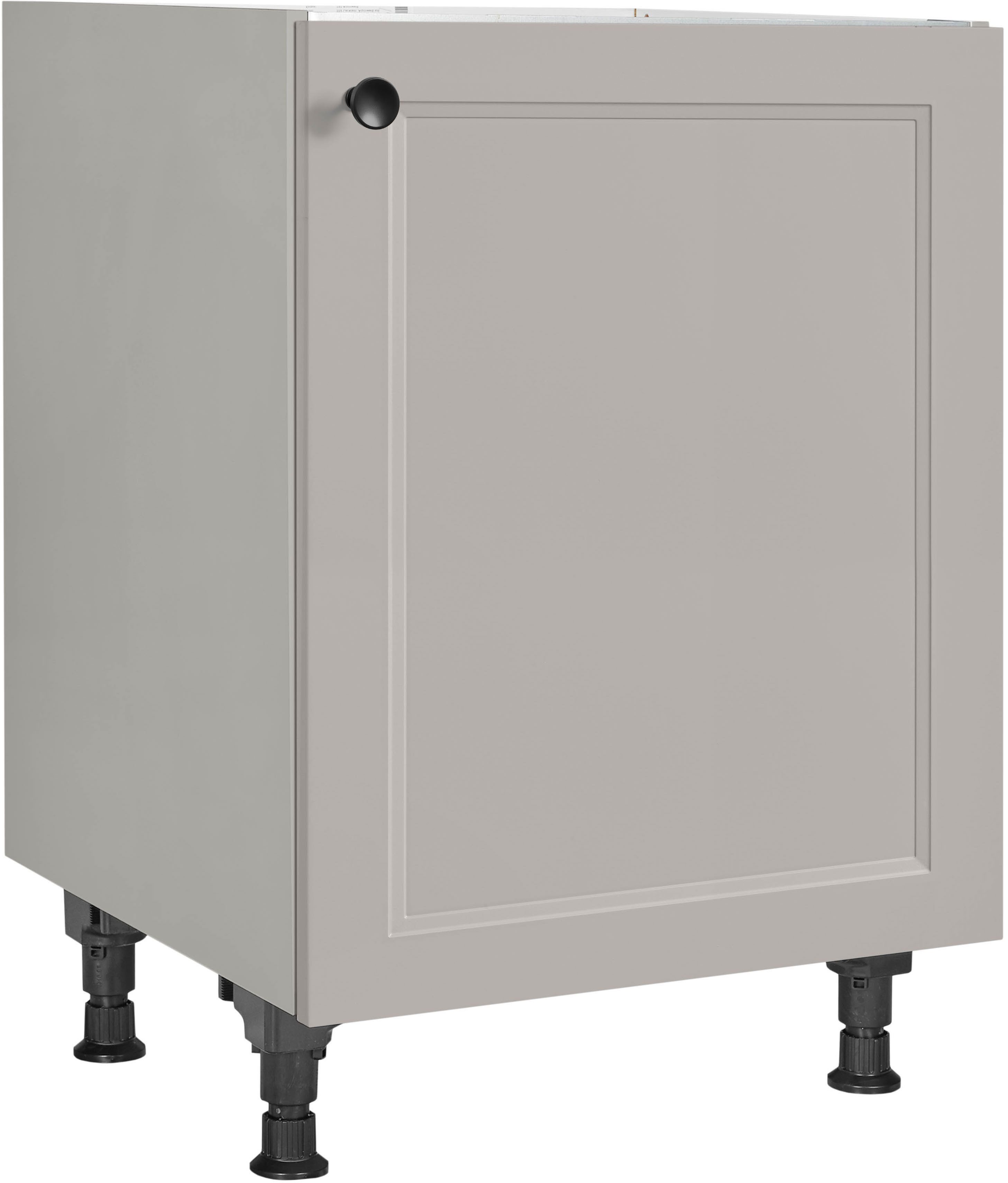 nobilia® Spülenschrank "Cascada", Ausrichtung wählbar, vormontiert, in den Breiten 45 und 60 cm, mit höhenverstellbaren Sockelfüßen
