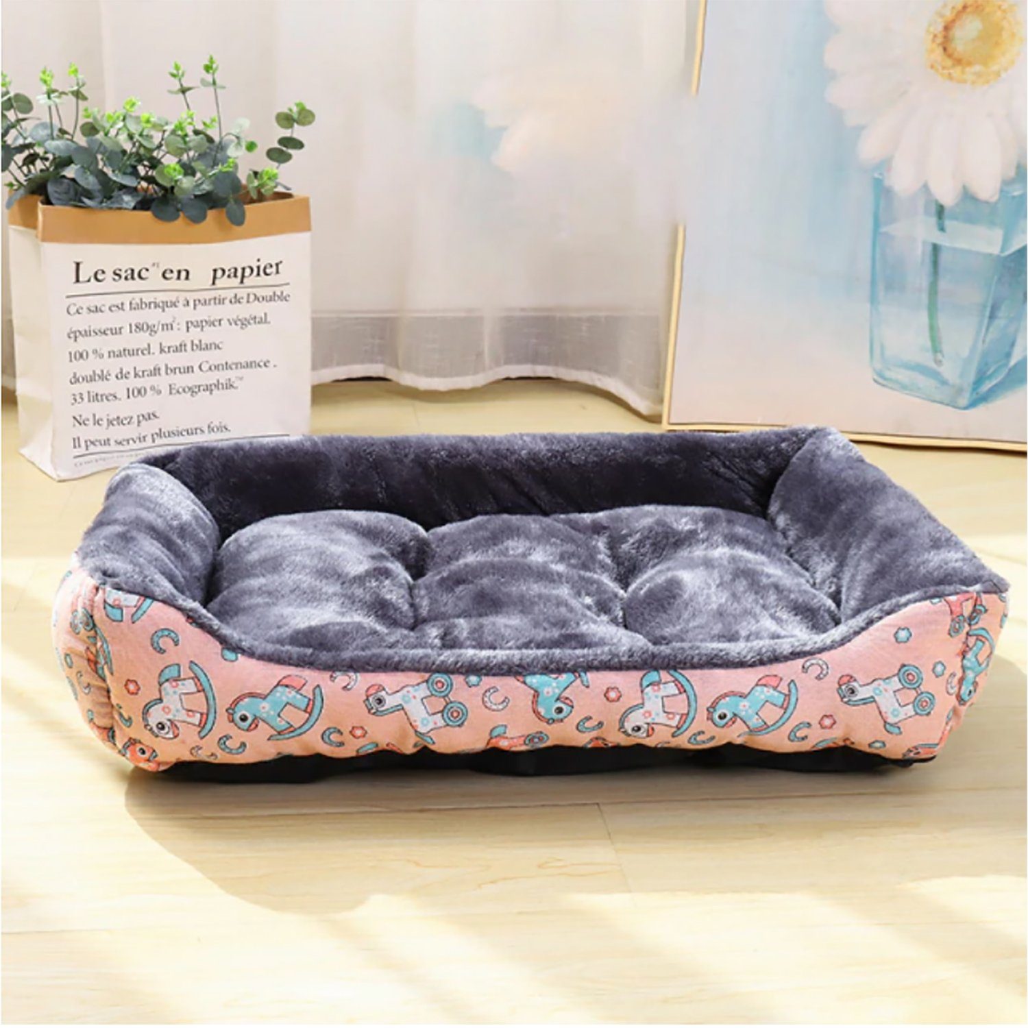 TPFLiving Tierbett Hundebett / Katzenbett / Tierbett mit Baumwollfüllung - günstig online kaufen