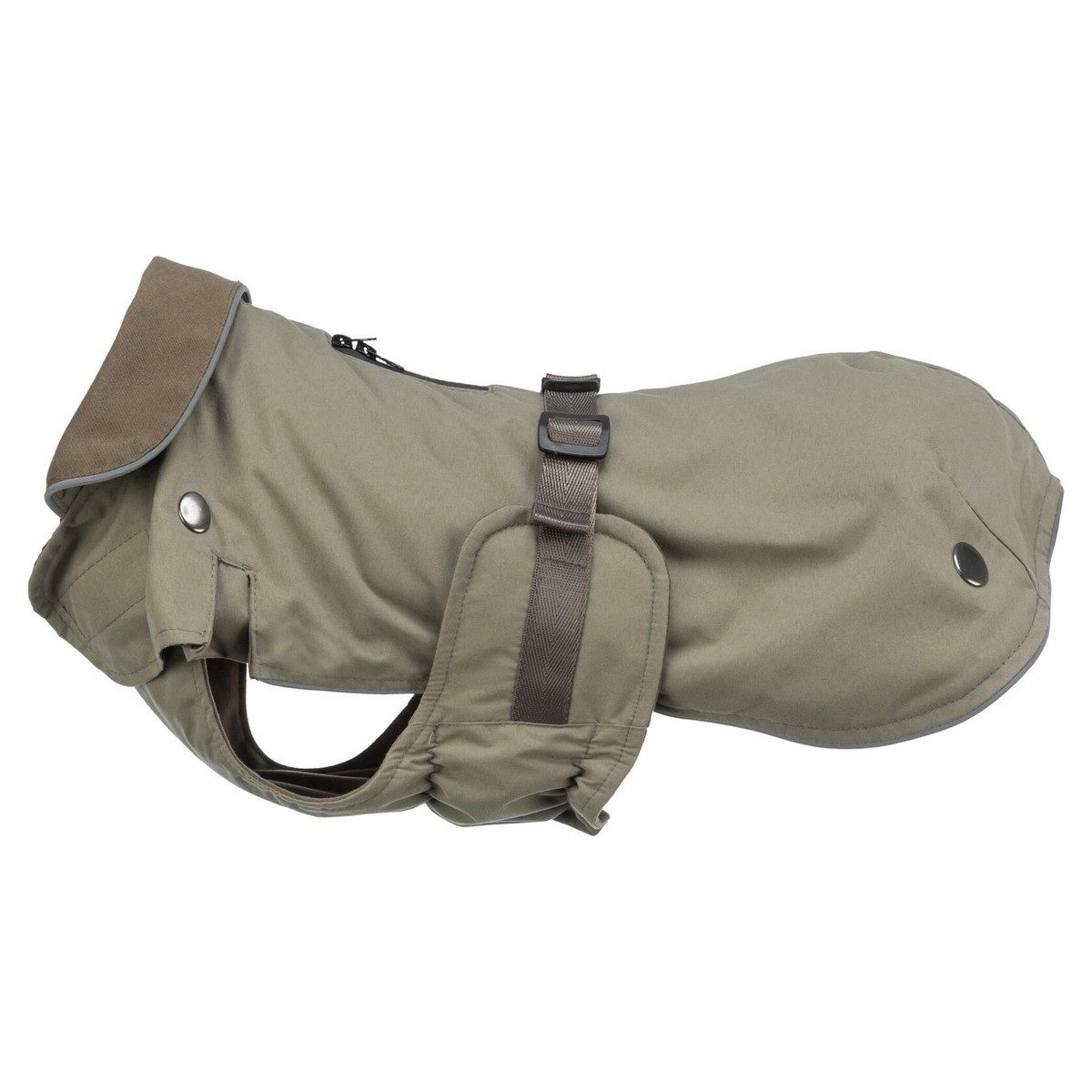 Hundemantel Mantel Hermy 2 in 1 olivgrün