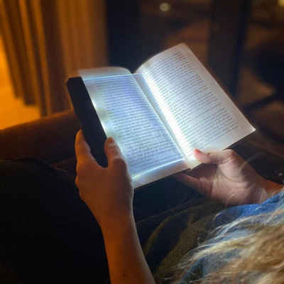 MAVURA Lesehilfe MagicLight LED Buchlampe Leseleuchte Lesezeichen Leselampe Buch Lampe Buchlicht mit Seitenclip