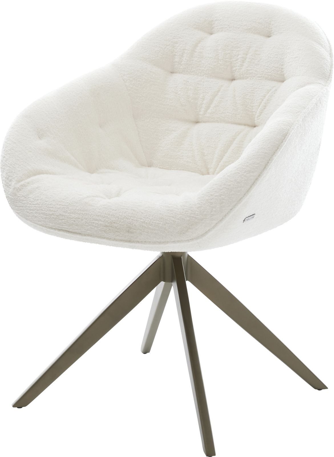 DELIFE Polsterstuhl Gaio-Flex, Kreuzgestell breit Effektfinish günstig online kaufen