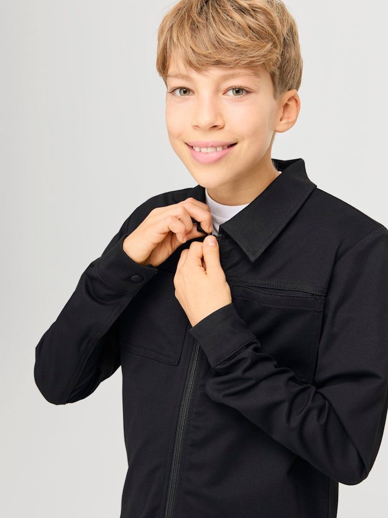 Jack & Jones Junior Sweatblazer JJECOOPER ZIP BLAZER JNR (1-tlg) sportlich elegant