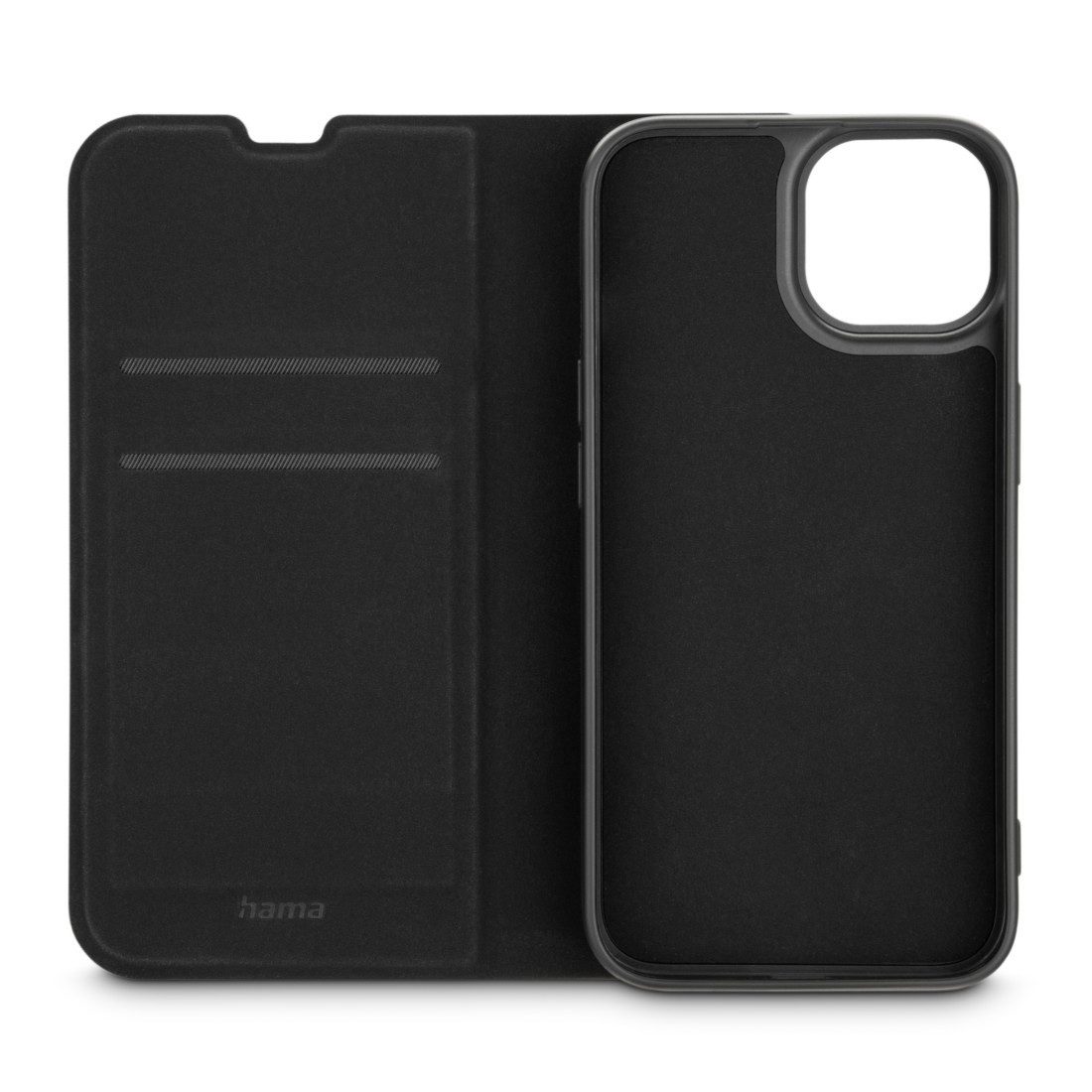 Hama Smartphone-Hülle Handytasche "Daily Protect" für Apple iPhone 13, Schwarz, Standfunktion, Magnetverschluss