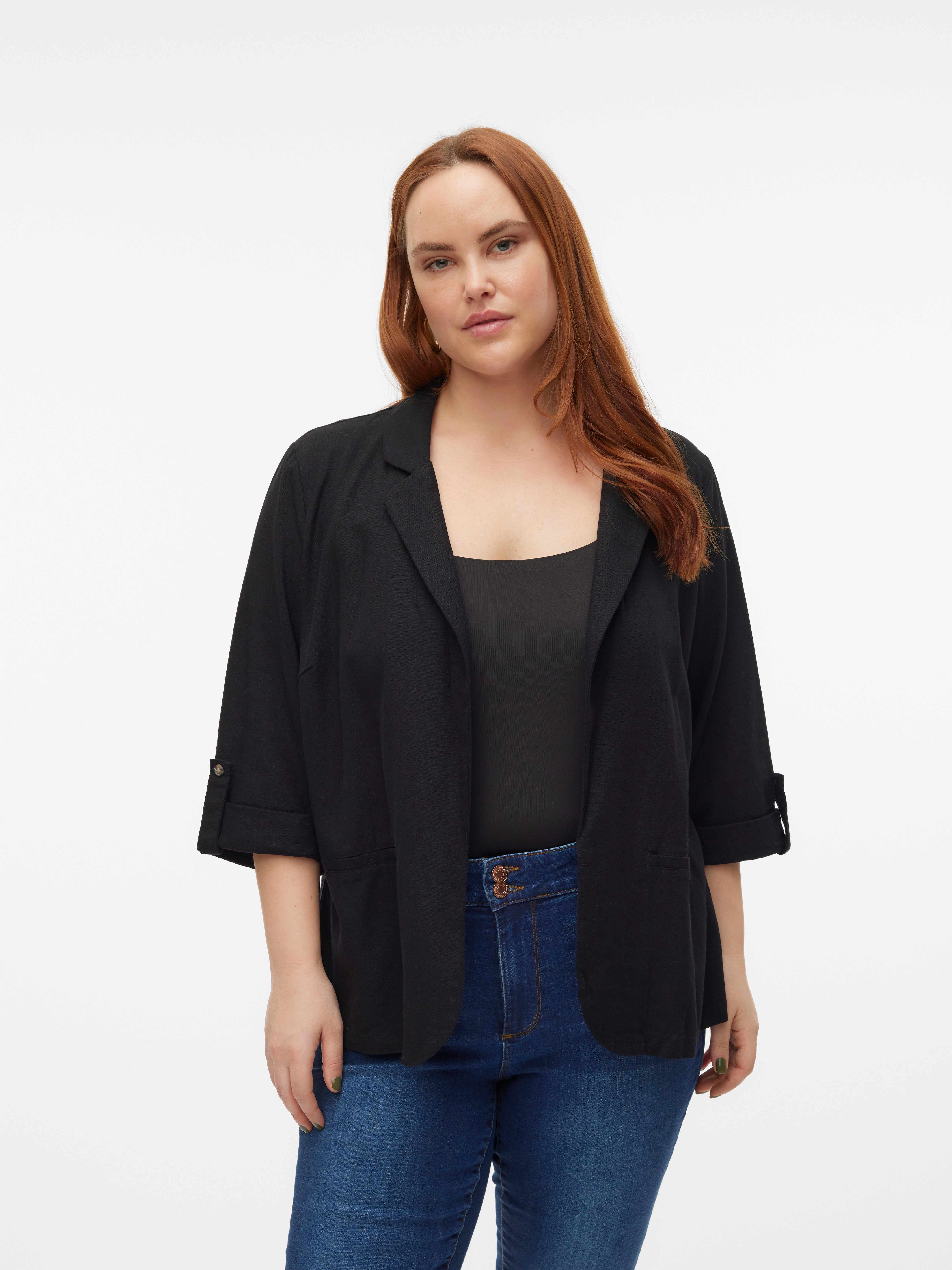 Vero Moda Curve Kurzblazer VMCJESMILO 3/4 günstig online kaufen