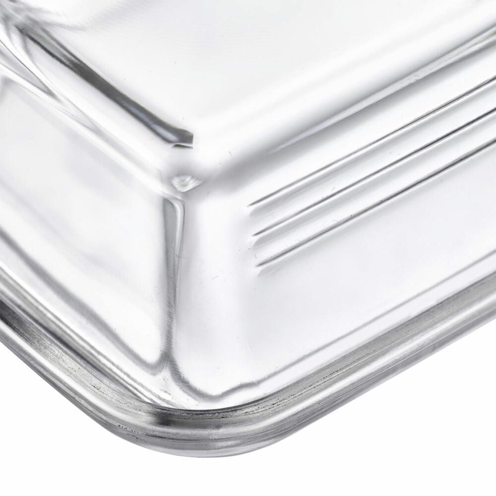 WESTMARK Butterdose 2 Stk., aus Glas, Länge: 14,3 cm, Transparent, Glas