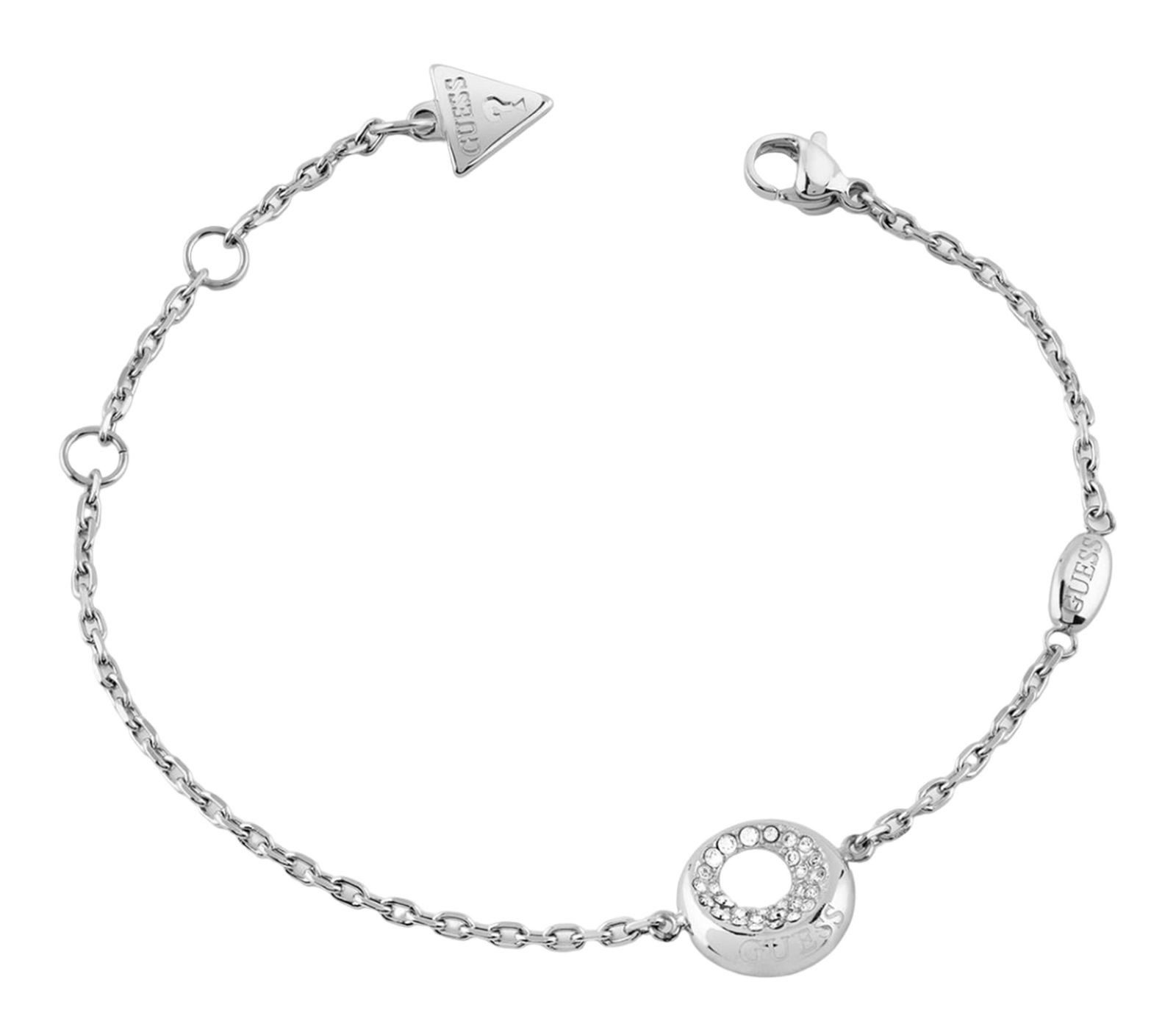 Guess Gliederarmband 12mm Coin Pave Bracelet