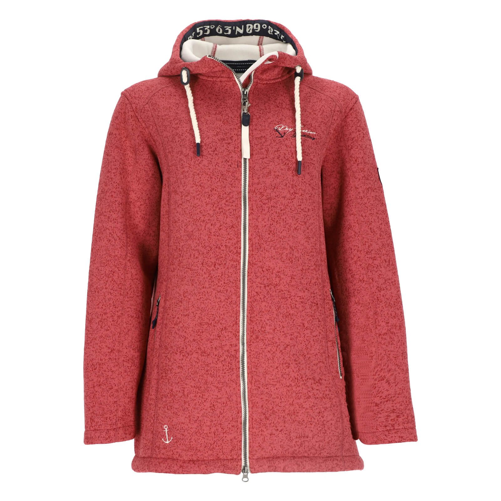 Dry Fashion Wollmantel Damen Wollfleece-Mantel Amsterdam - Fleecemantel tai günstig online kaufen