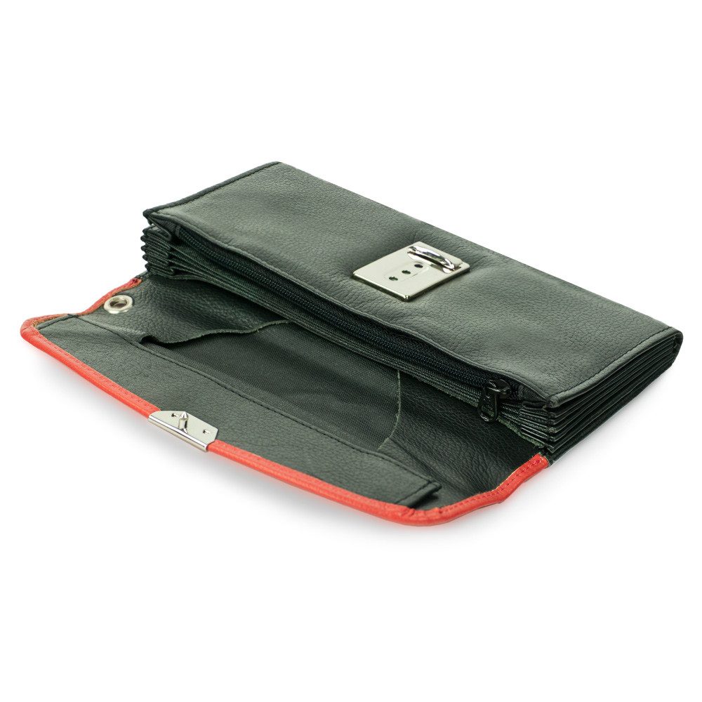 Hamosons Kellnerbörse Profi Kellnerbörse / Kellnergeldbeutel Schwarz mit Orange, Hamosons