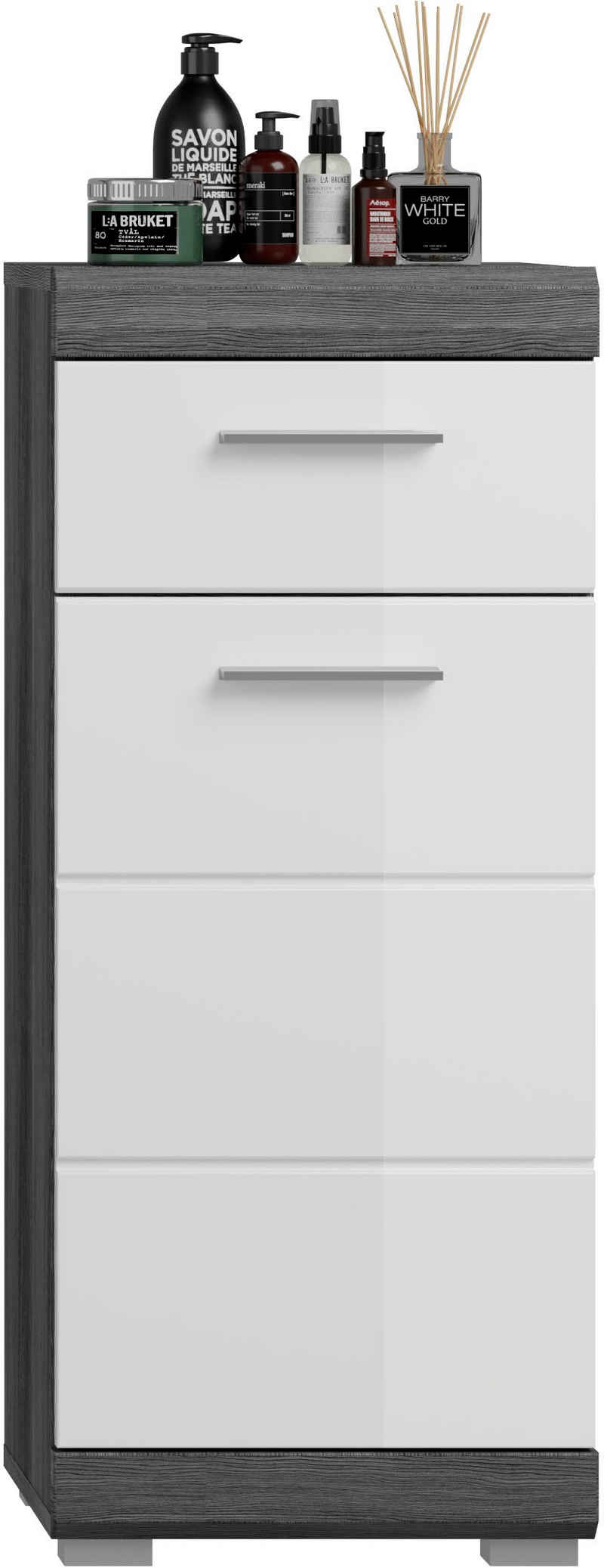 INOSIGN Unterschrank Siena (1-St) Badmöbel Badschrank, 1 Tür, 1 Schubkasten, Breite 37 cm