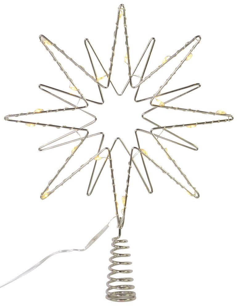 RIFFELMACHER & WEINBERGER Christbaumspitze Stern mit LED Beleuchtung 17753, günstig online kaufen