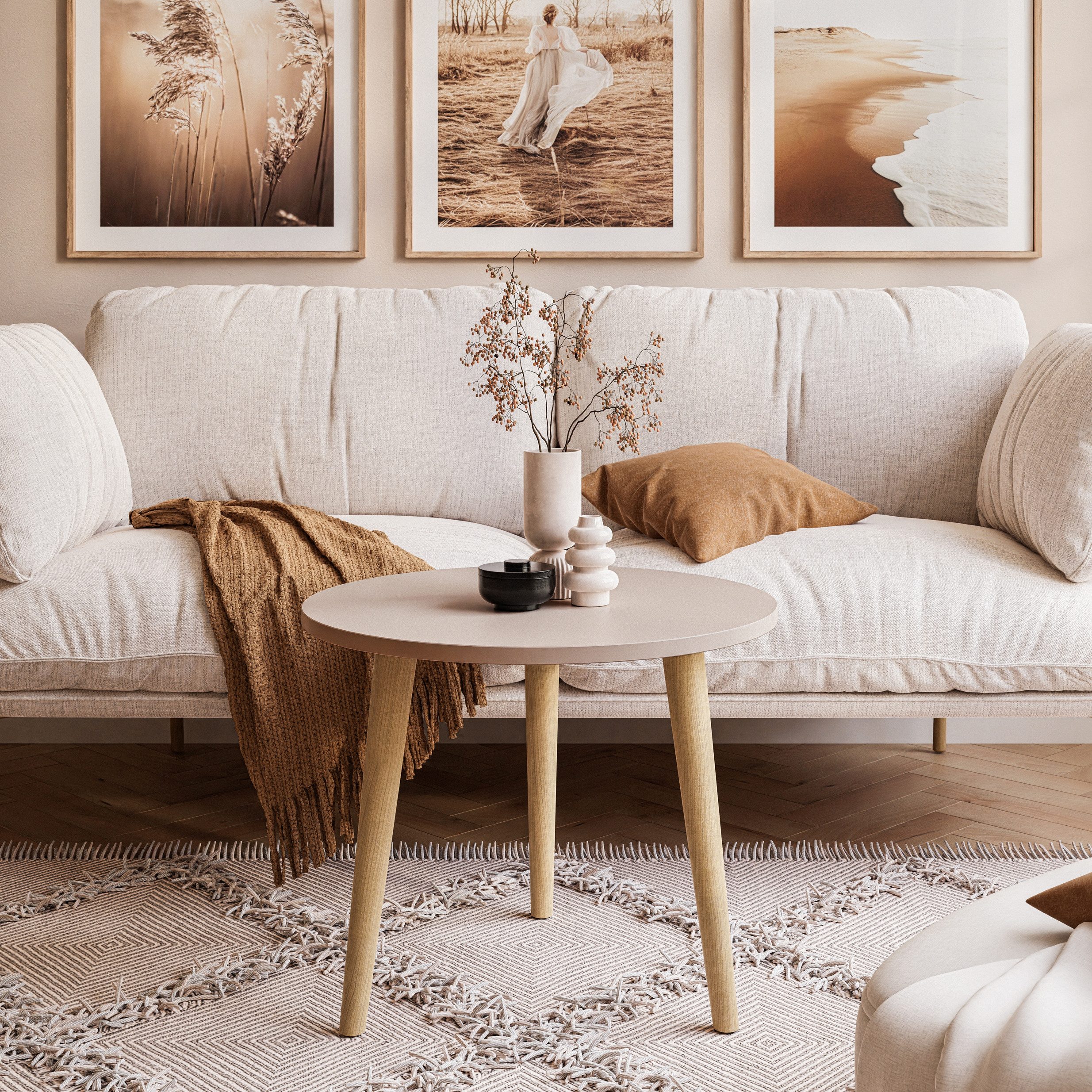Lookway Couchtisch HARMONY Roundsofatisch