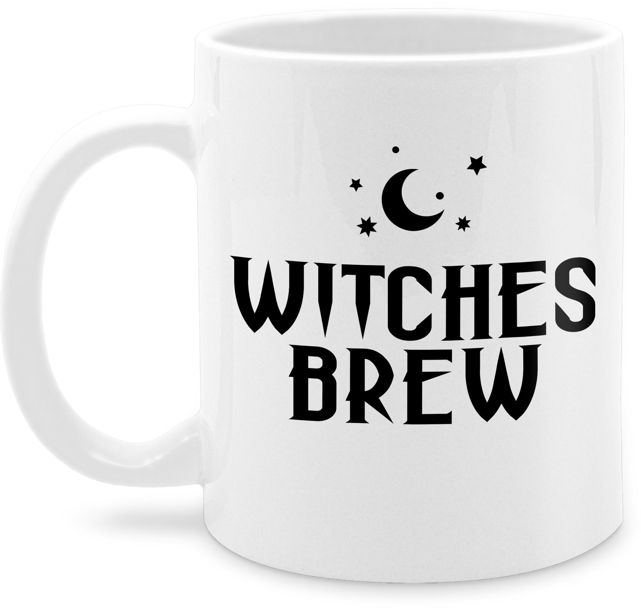 Shirtracer Tasse Witches Brew Hexengebräu, Keramik, Halloween Tassen 3 Weiß | Teetassen